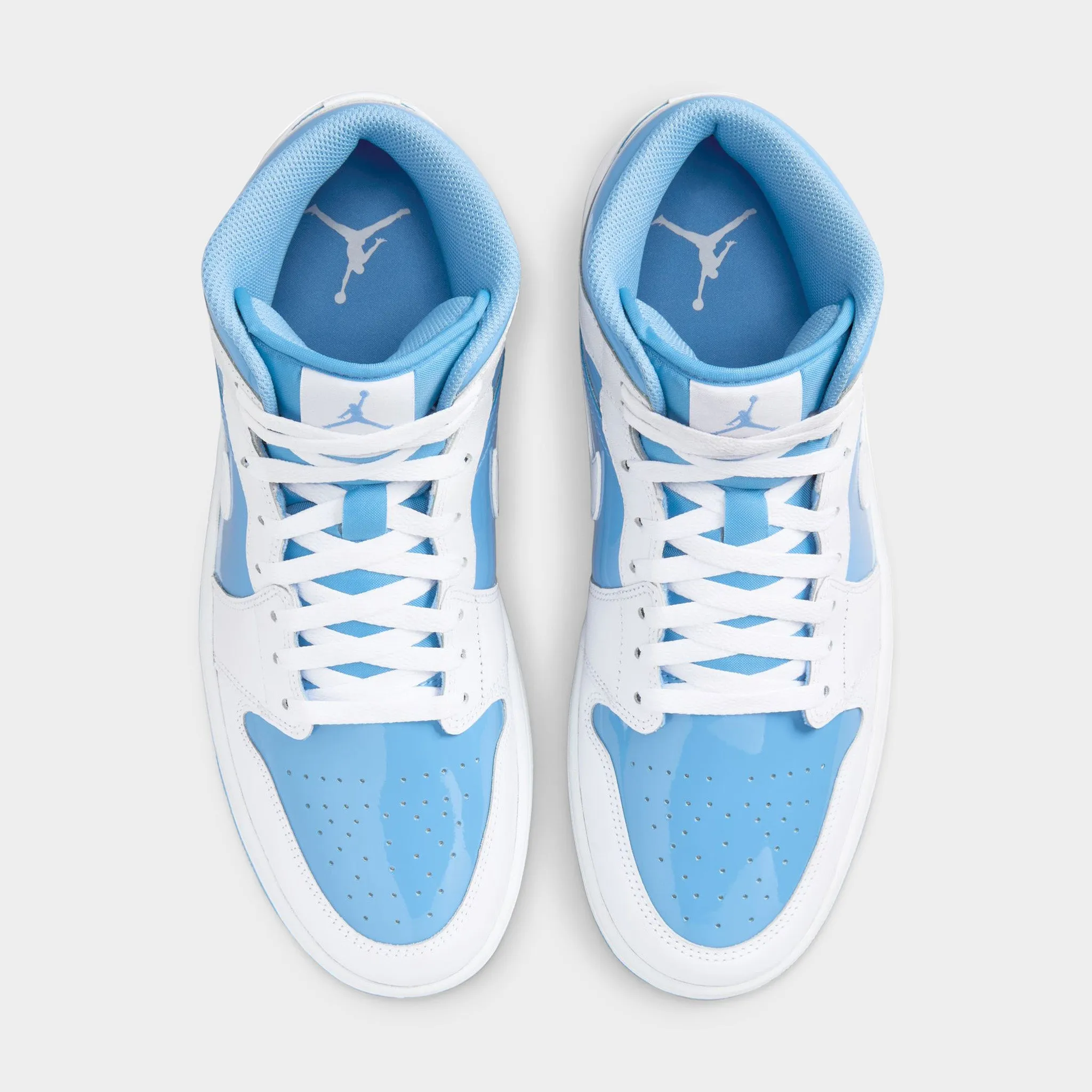 Mens Jordan Jordan 1 Mid SE White / Legend Blue