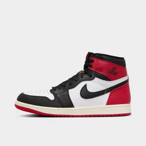 Mens Jordan Jordan 1 Retro High OG White / Black - Varsity Red