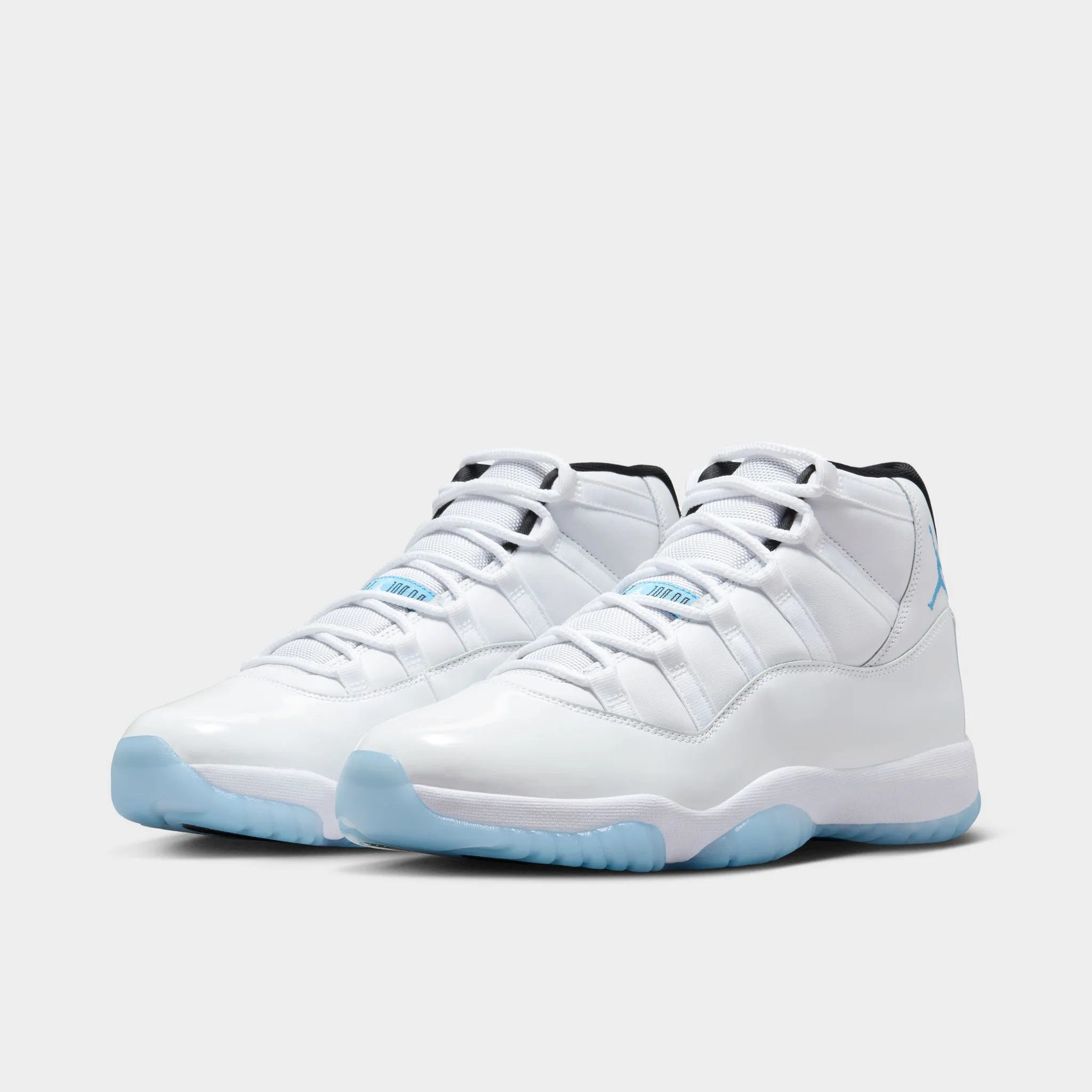 Mens Jordan Jordan 11 Retro White / Legend Blue - Black