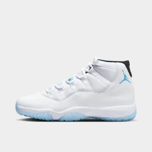 Mens Jordan Jordan 11 Retro White / Legend Blue - Black