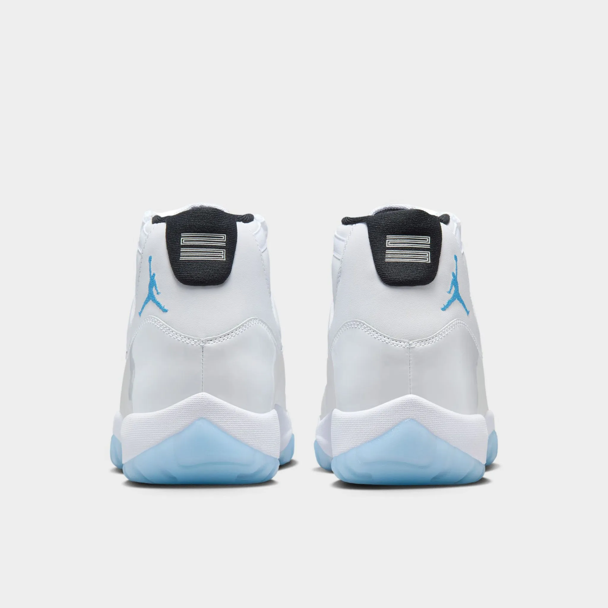 Mens Jordan Jordan 11 Retro White / Legend Blue - Black
