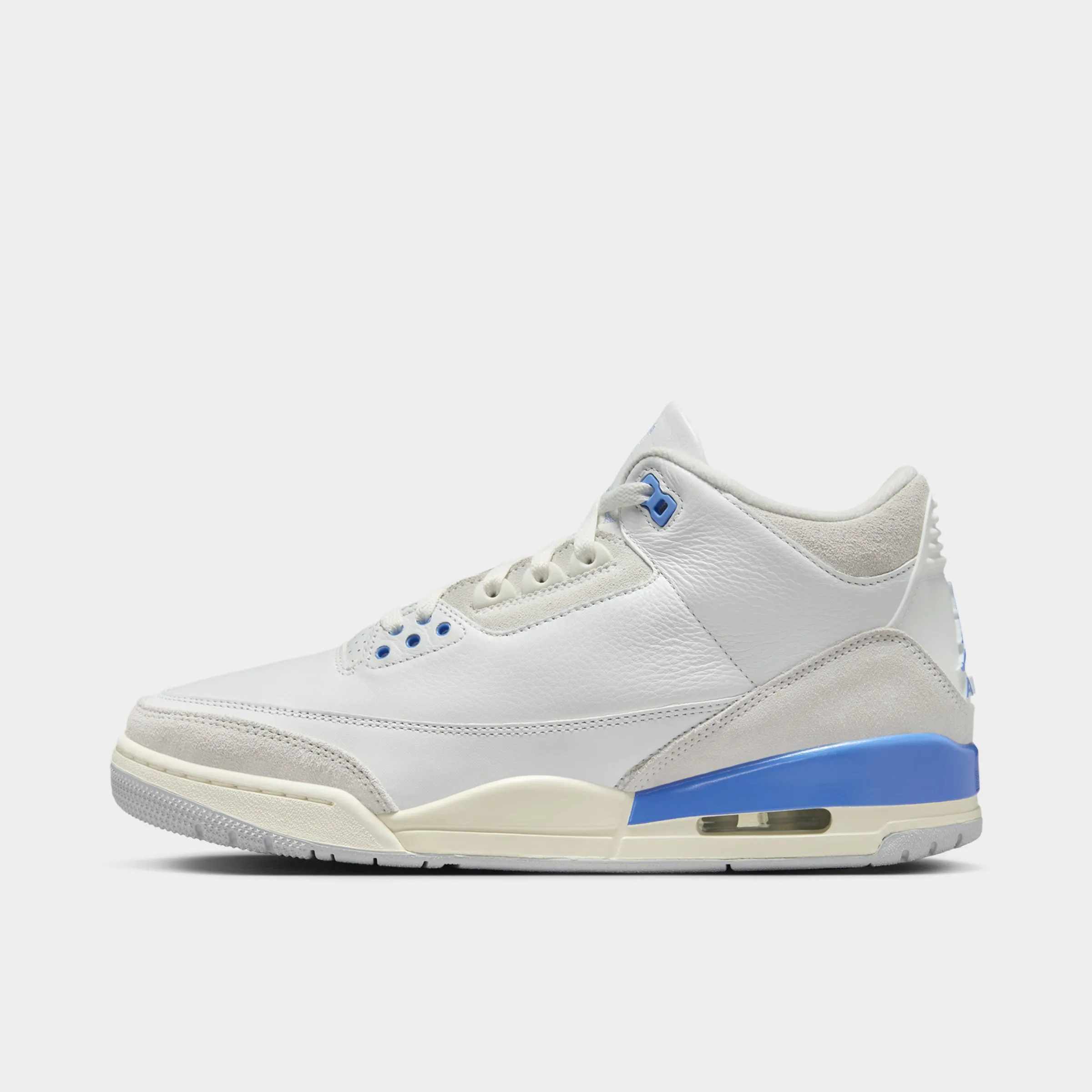 Mens Jordan Jordan 3 Retro Summit White / Hydrogen Blue - Legend Blue