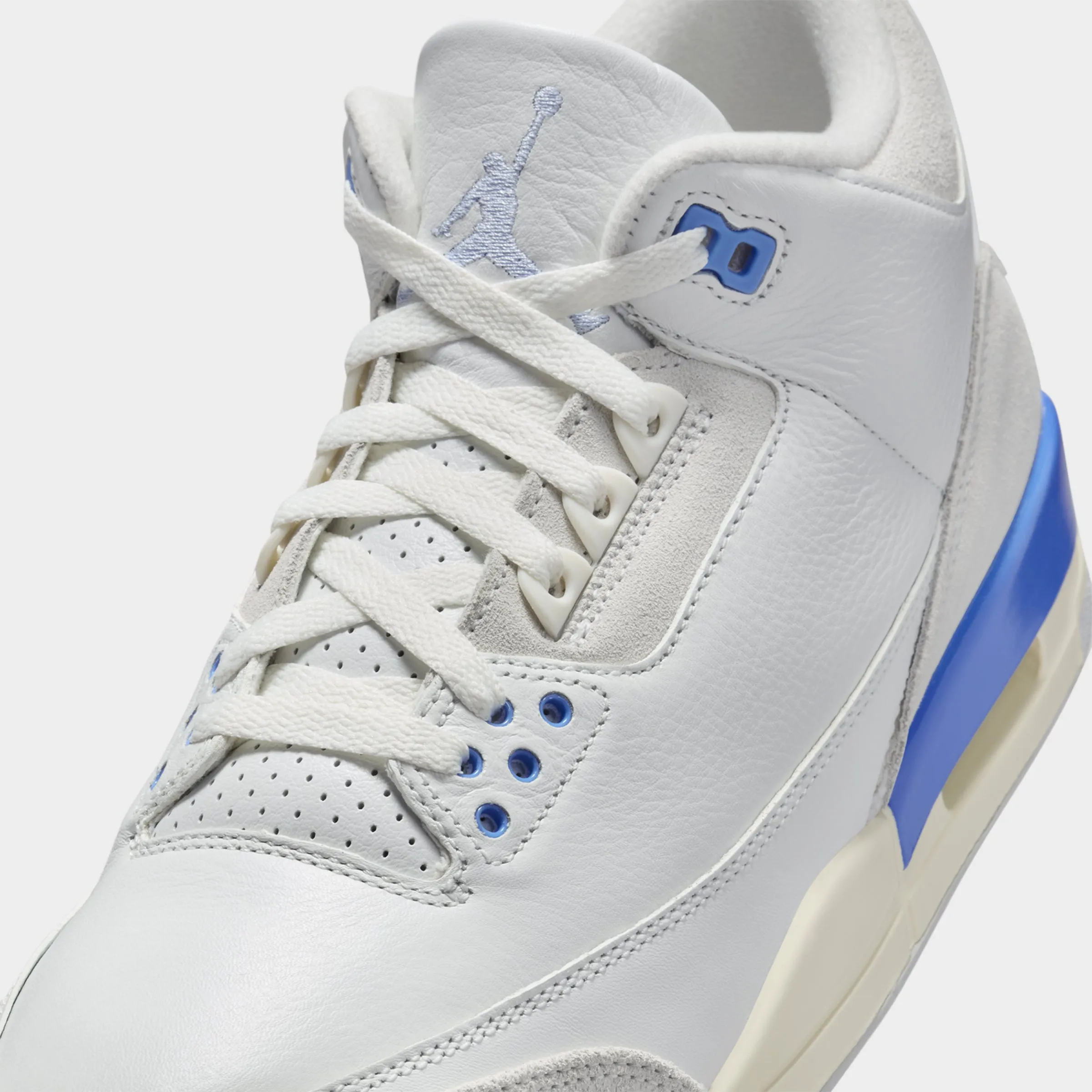 Mens Jordan Jordan 3 Retro Summit White / Hydrogen Blue - Legend Blue