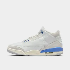 Mens Jordan Jordan 3 Retro Summit White / Hydrogen Blue - Legend Blue
