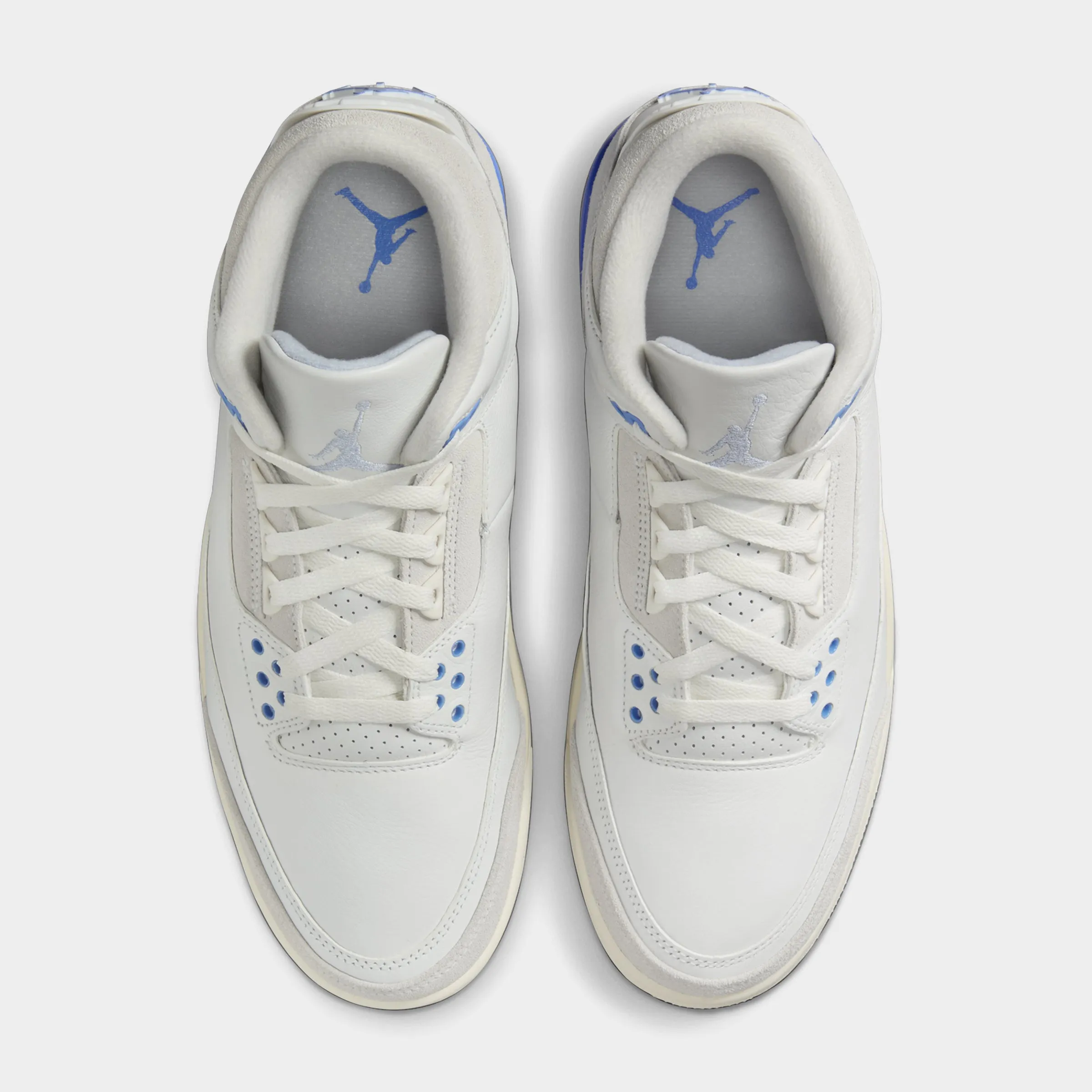 Mens Jordan Jordan 3 Retro Summit White / Hydrogen Blue - Legend Blue