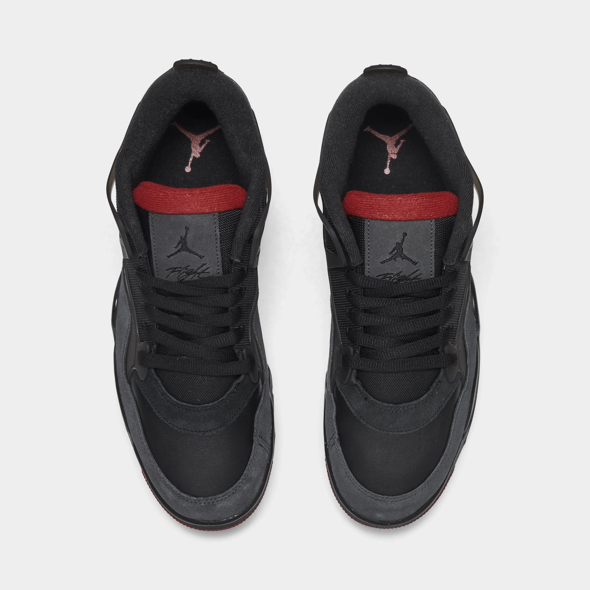 Mens Jordan Jordan 4 RM Black / Varsity Red - Anthracite