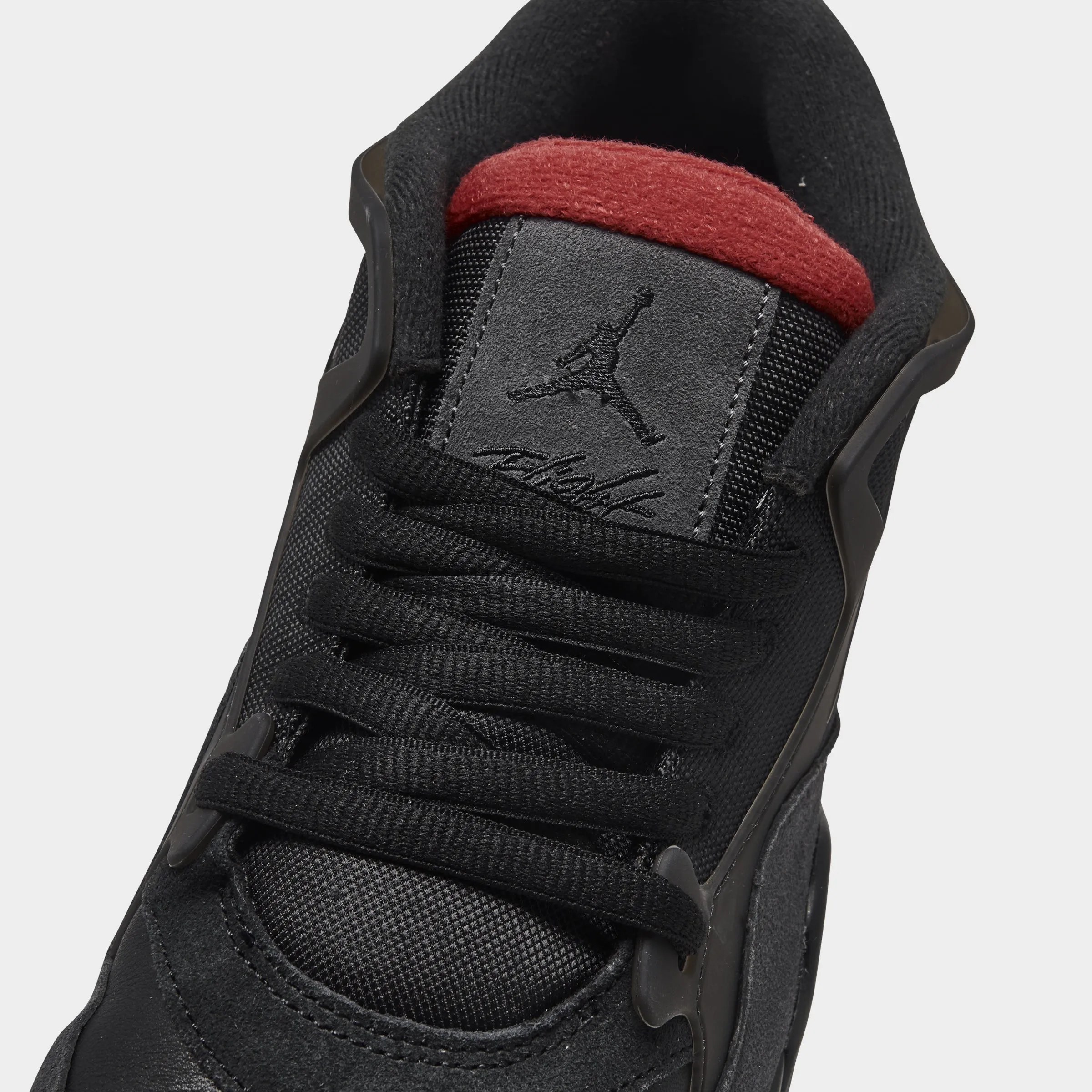 Mens Jordan Jordan 4 RM Black / Varsity Red - Anthracite