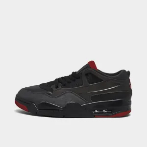 Mens Jordan Jordan 4 RM Black / Varsity Red - Anthracite