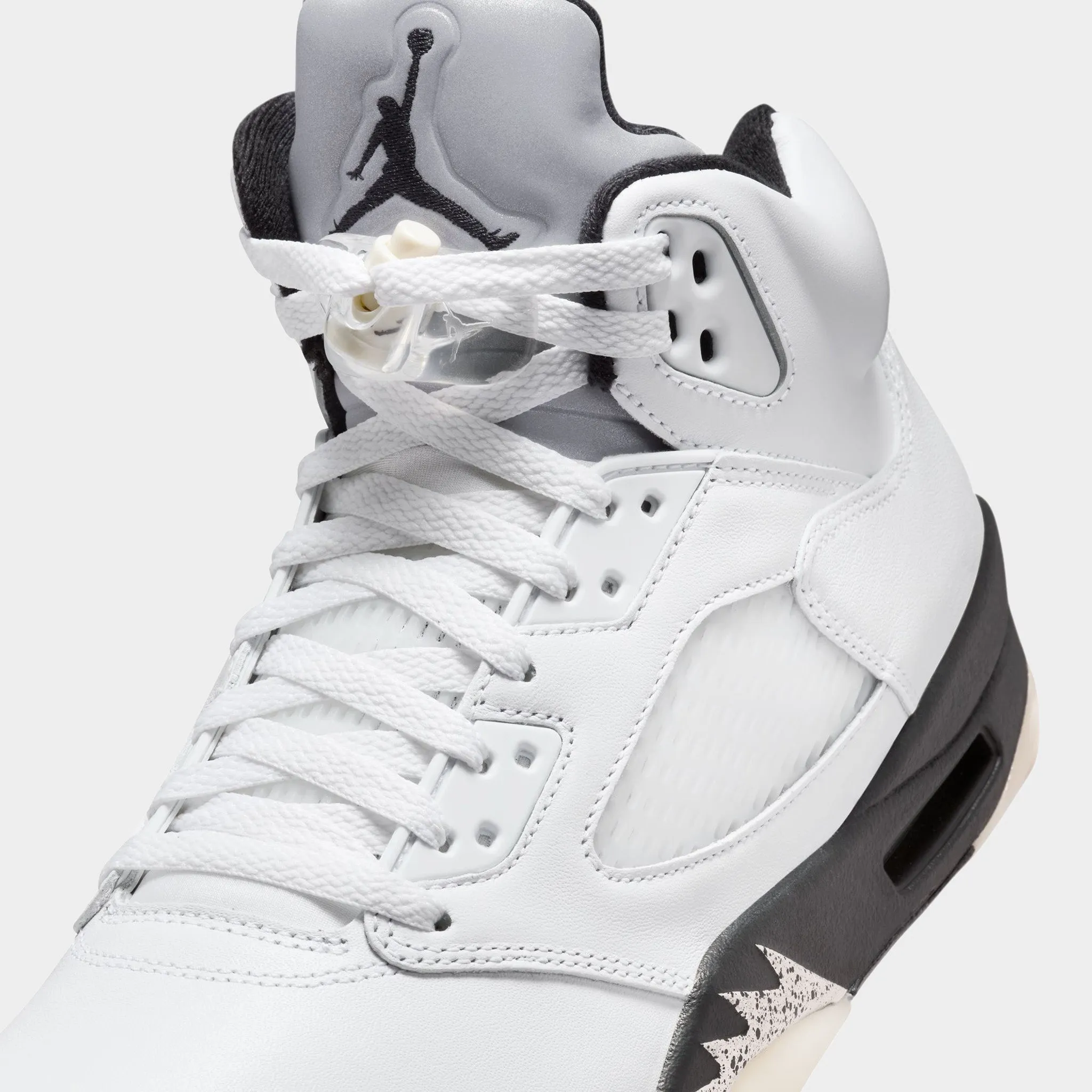 Mens Jordan Jordan 5 Retro White / Black - Sail