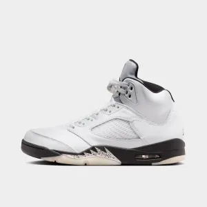 Mens Jordan Jordan 5 Retro White / Black - Sail