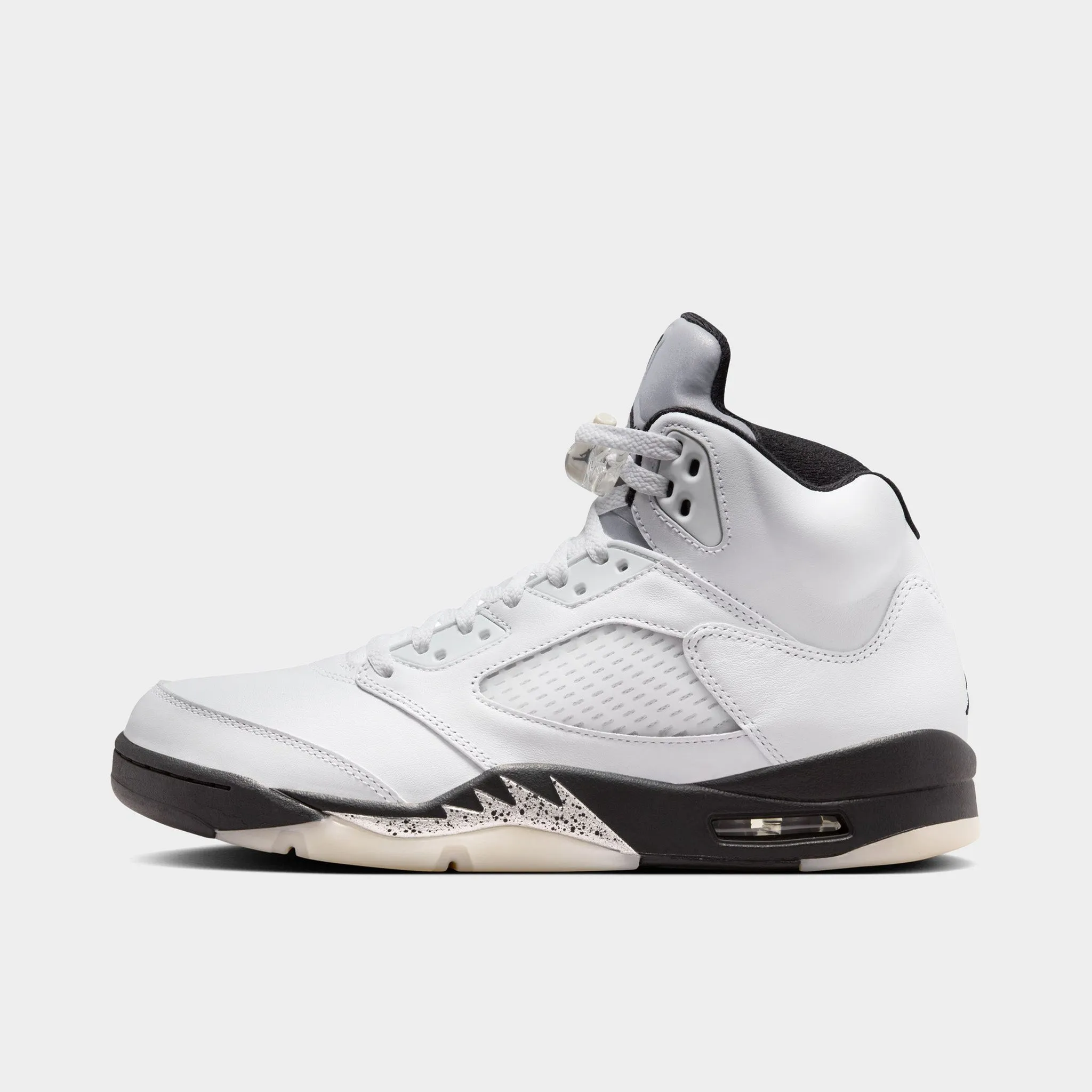 Mens Jordan Jordan 5 Retro White / Black - Sail