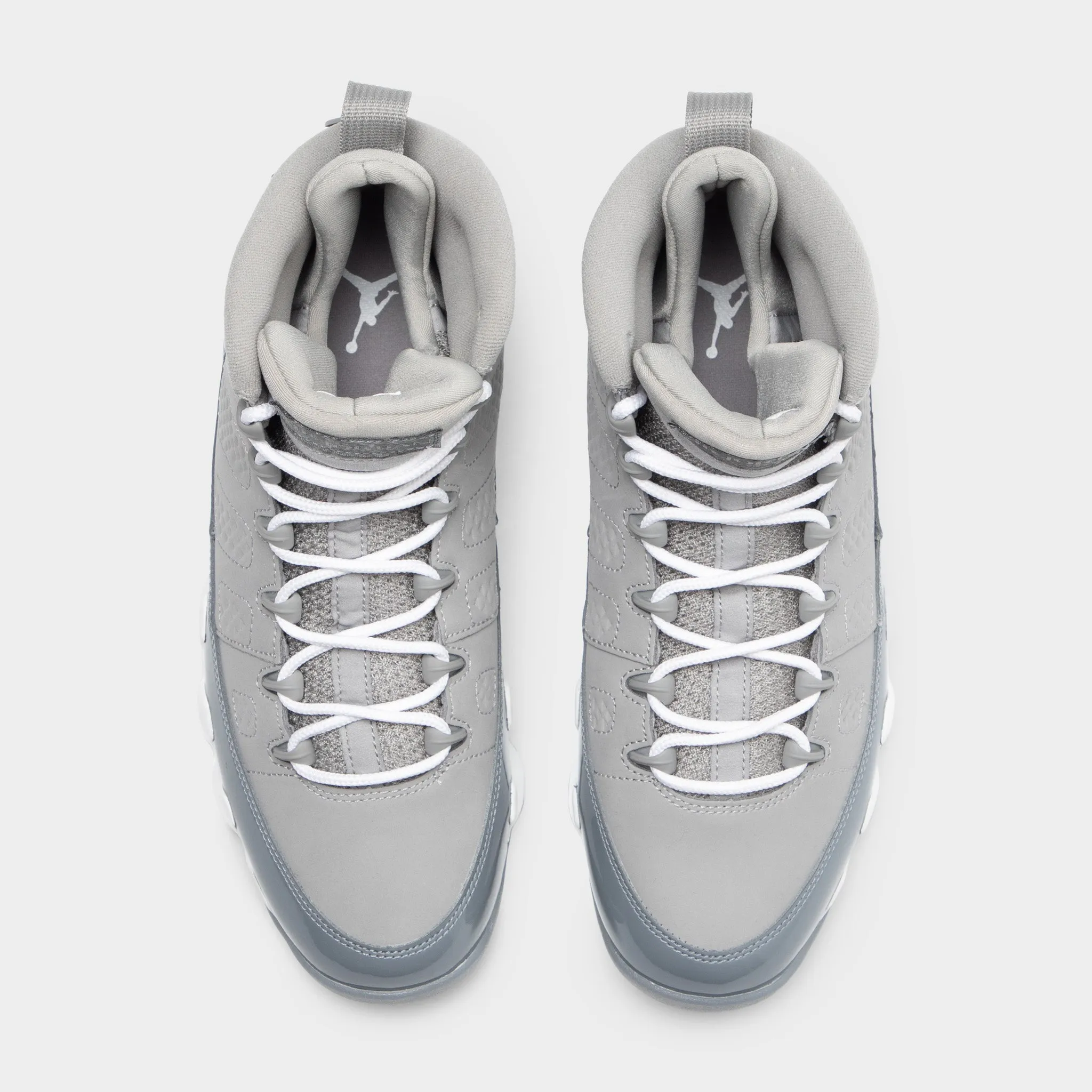 Mens Jordan Jordan 9 Retro Medium Grey / Cool Grey - White