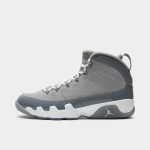 Mens Jordan Jordan 9 Retro Medium Grey / Cool Grey - White