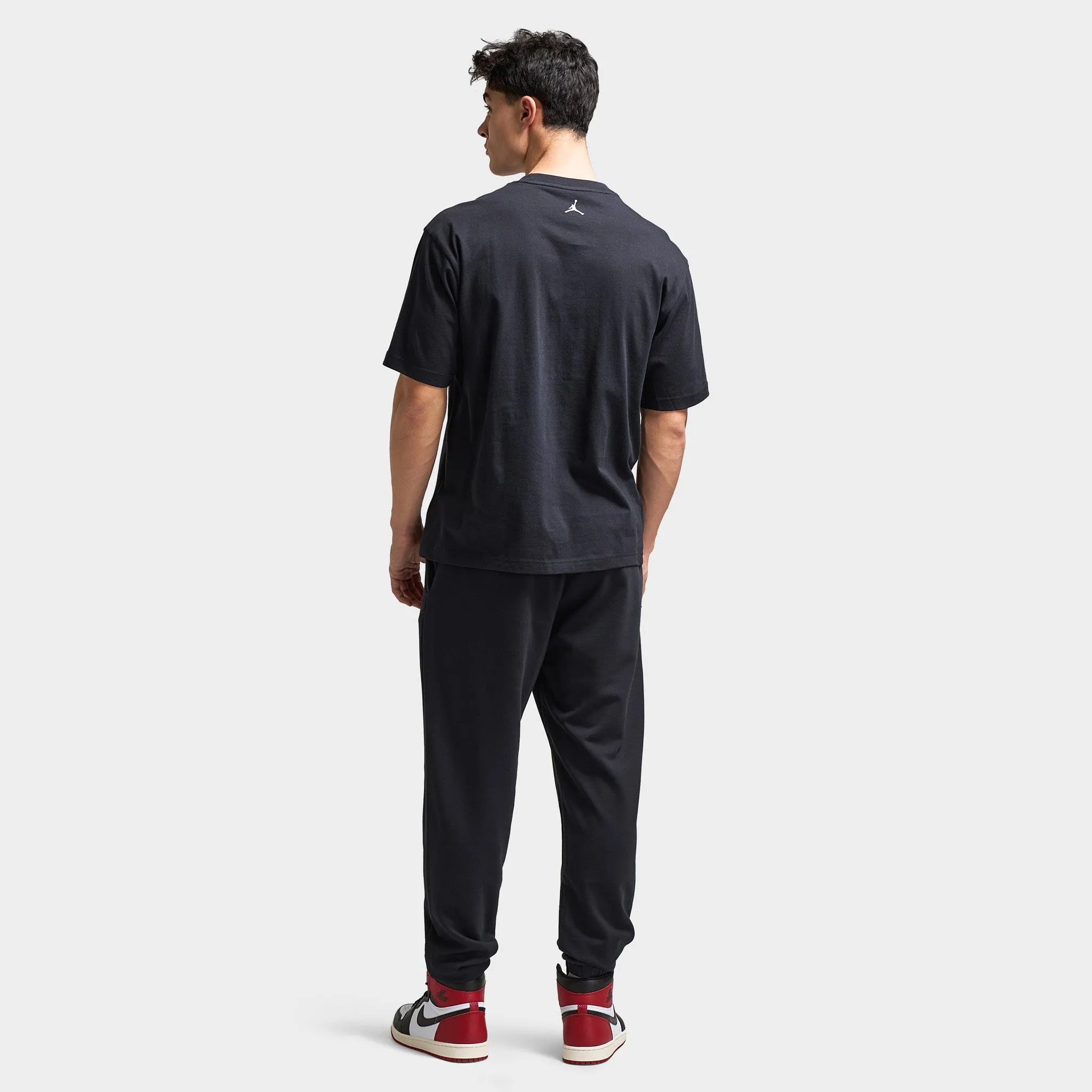 Mens Jordan Jordan Dri-FIT Think Graphic T-Shirt Black / White