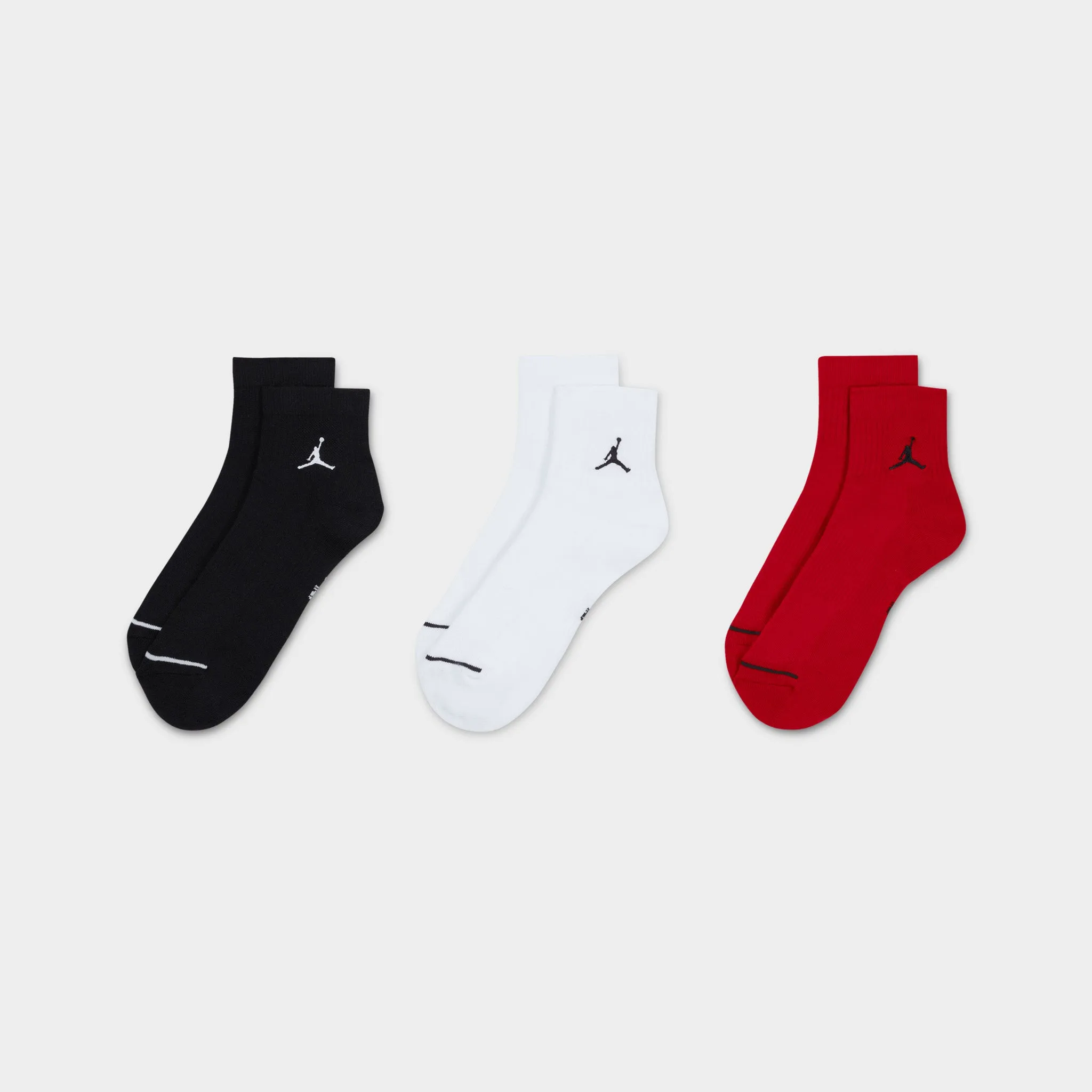 Mens Jordan Jordan Everyday Ankle Socks (3 Pack) / Multi-Color