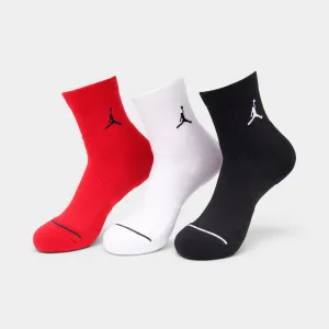 Mens Jordan Jordan Everyday Ankle Socks (3 Pack) / Multi-Color