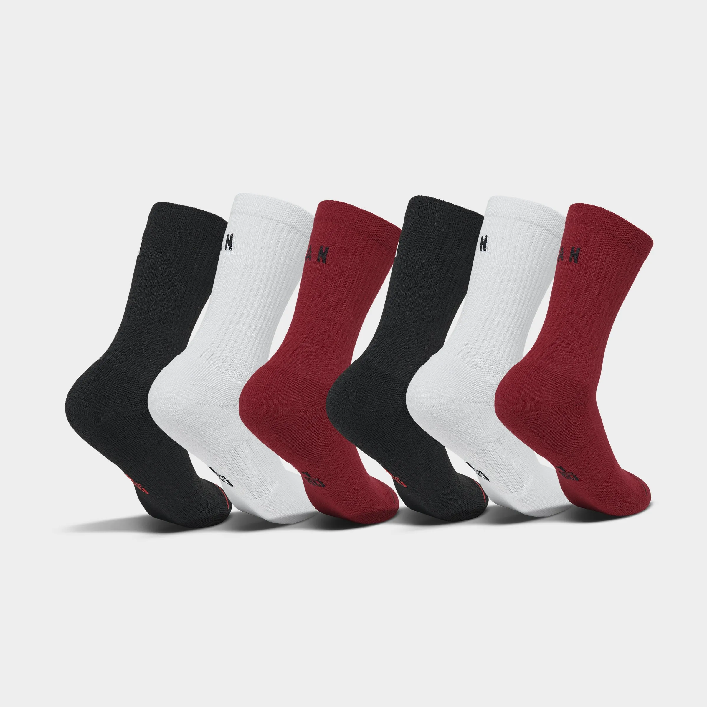 Mens Jordan Jordan Everyday Crew Socks (6 Pack) / Multi-Color