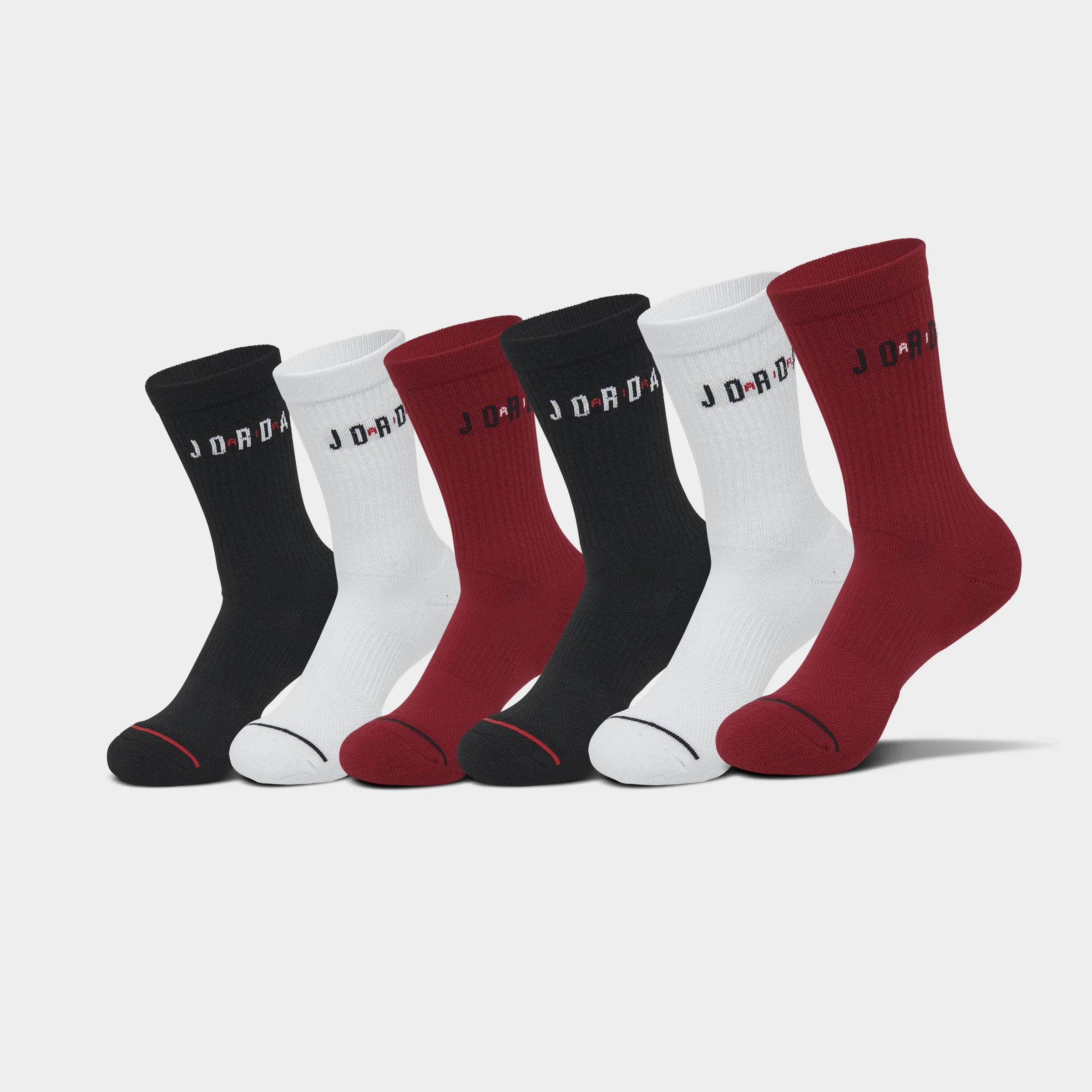 Mens Jordan Jordan Everyday Crew Socks (6 Pack) / Multi-Color