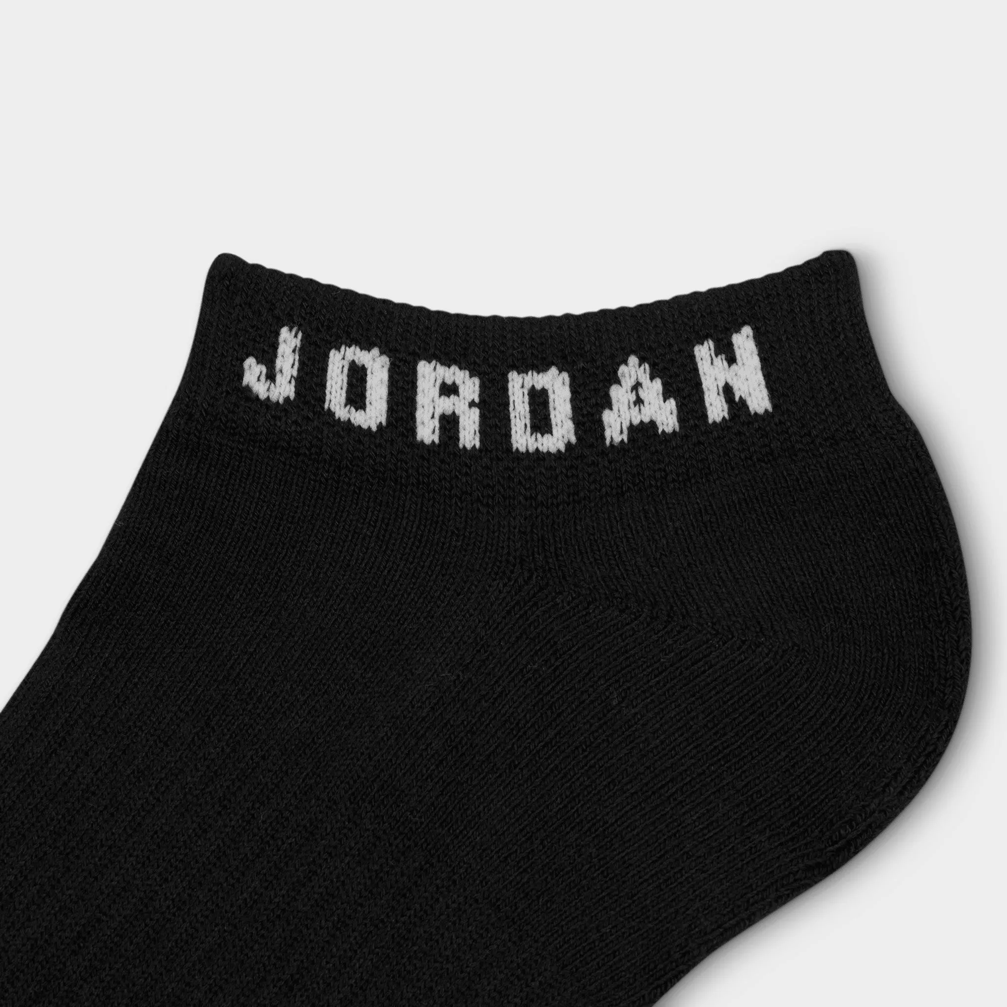 Mens Jordan Jordan Everyday No-Show Socks (3 Pack) Black / White