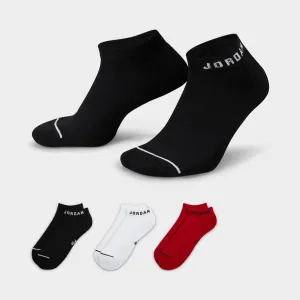 Mens Jordan Jordan Everyday No-Show Socks (3 Pack) / Multi-Colour