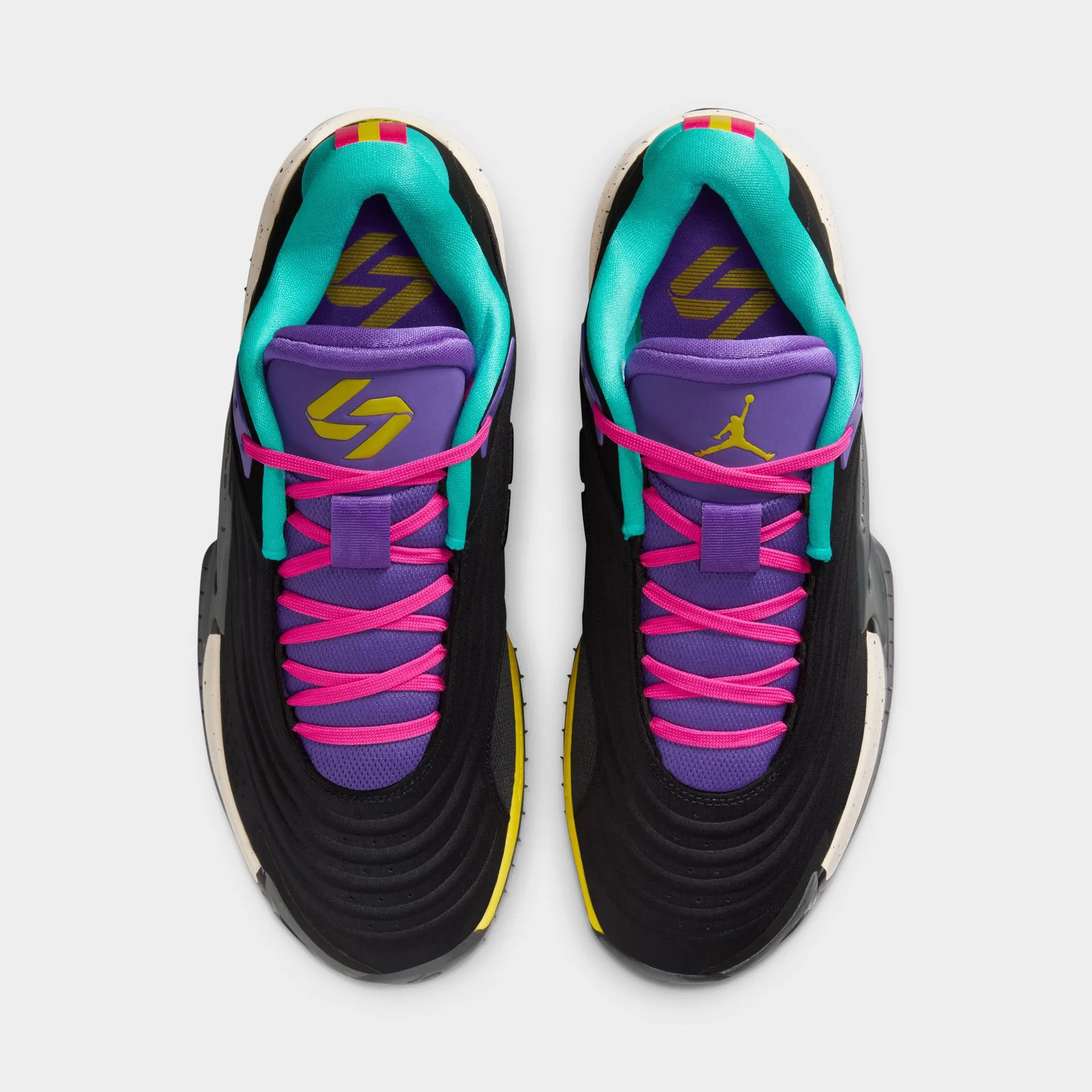 Mens Jordan Jordan Luka 3 Black / Hyper Grape - Hyper Jade