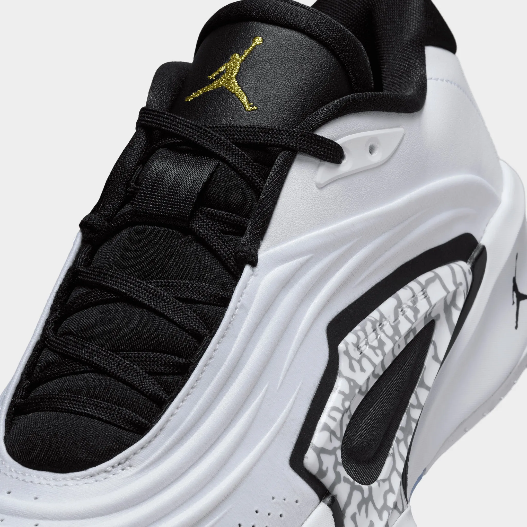 Mens Jordan Jordan Luka 3 White / Metallic Gold - Black