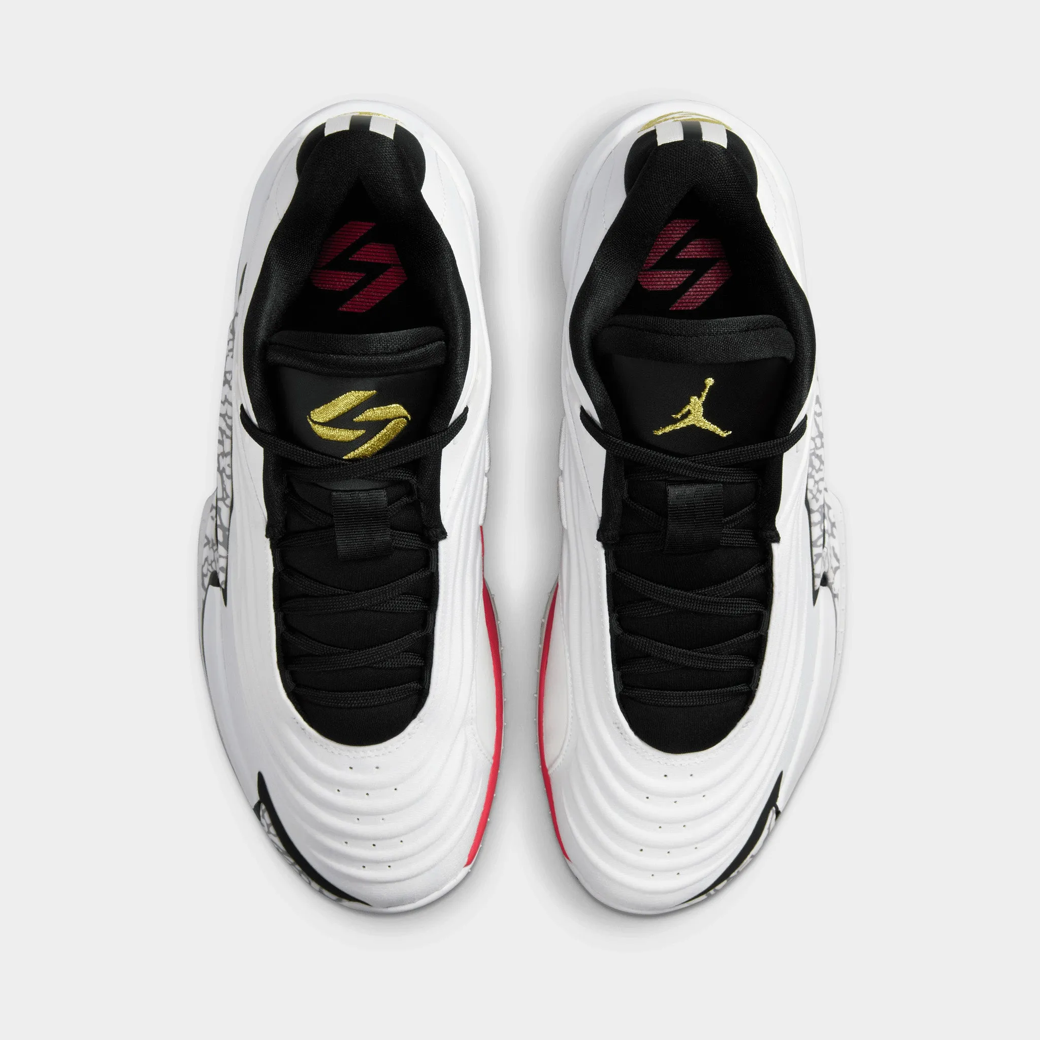 Mens Jordan Jordan Luka 3 White / Metallic Gold - Black