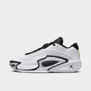 Mens Jordan Jordan Luka 3 White / Metallic Gold - Black