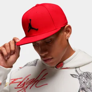Mens Jordan Jordan Pro Snapback Cap Gym Red / Black - Black