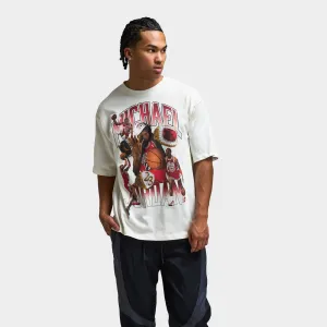 Mens Jordan Jordan "Photo" Graphic Oversized T-Shirt Sail / Varsity Red - Varsity Red