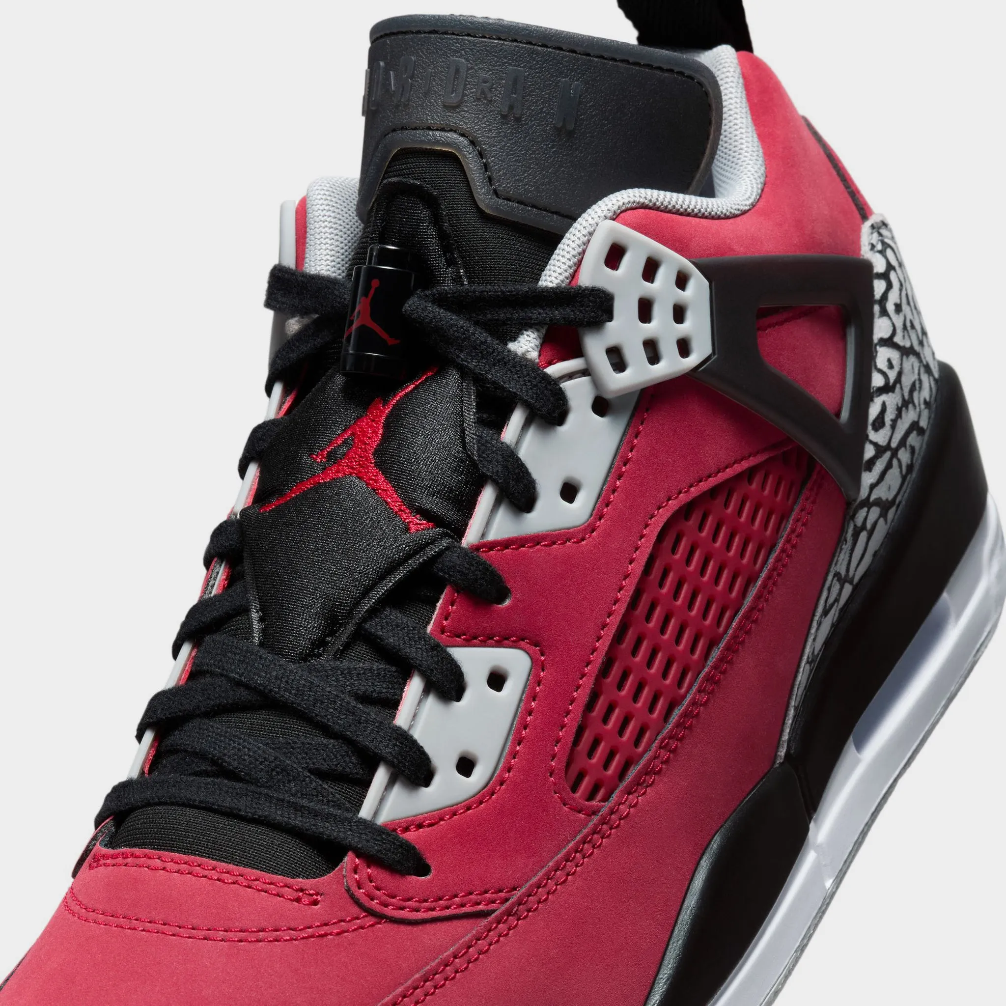 Mens Jordan Jordan Spizike Low Gym Red / Black - Wolf Grey