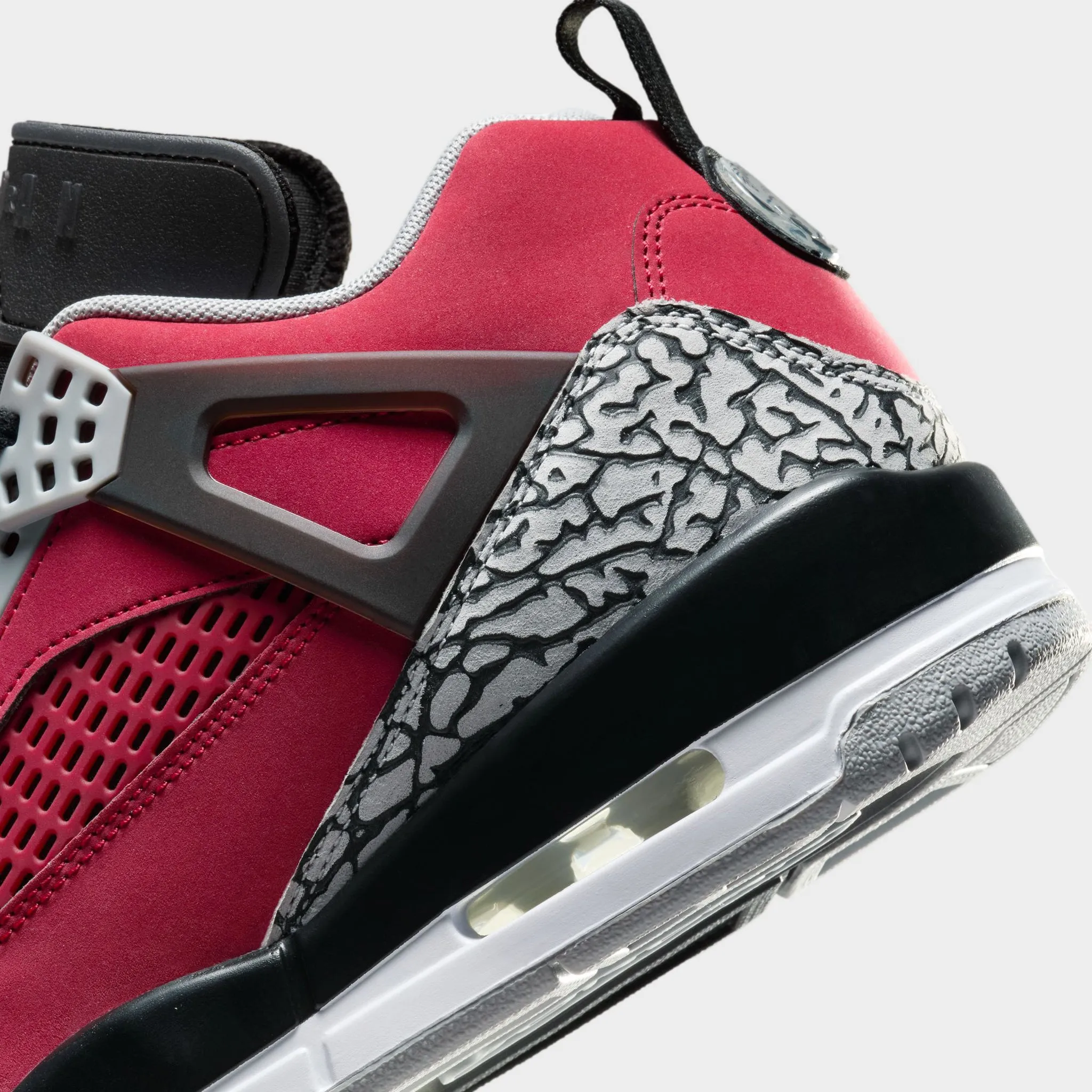 Mens Jordan Jordan Spizike Low Gym Red / Black - Wolf Grey