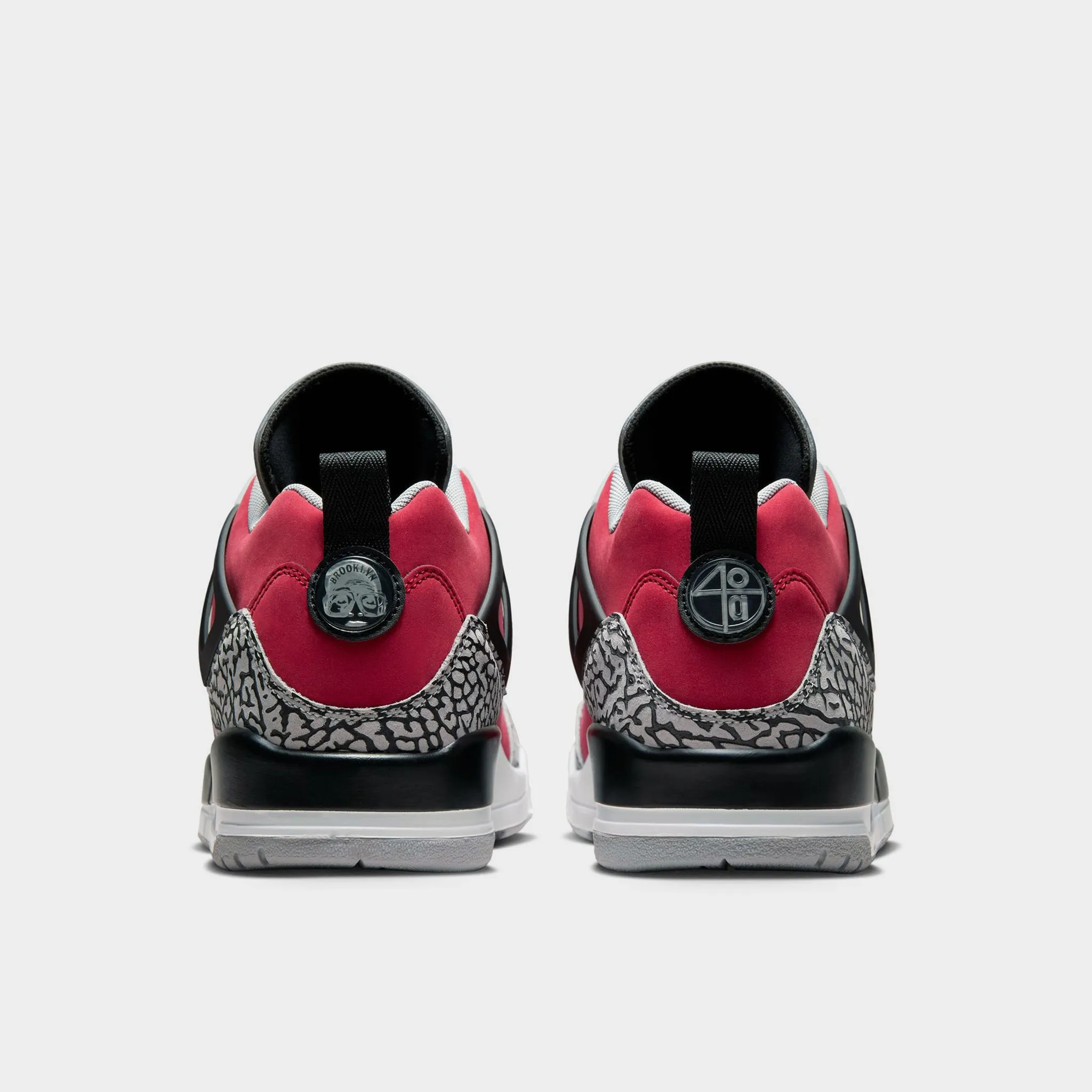 Mens Jordan Jordan Spizike Low Gym Red / Black - Wolf Grey