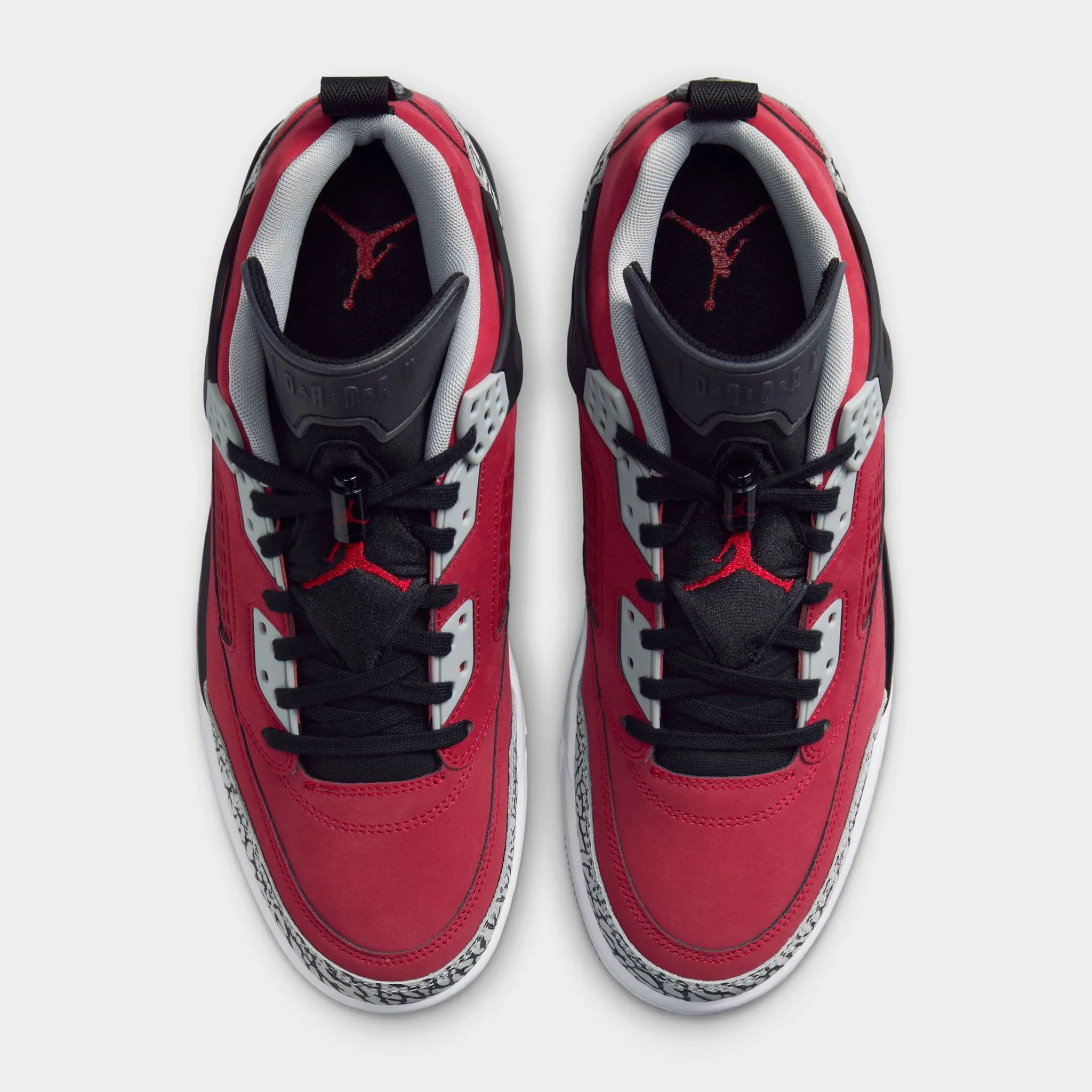 Mens Jordan Jordan Spizike Low Gym Red / Black - Wolf Grey