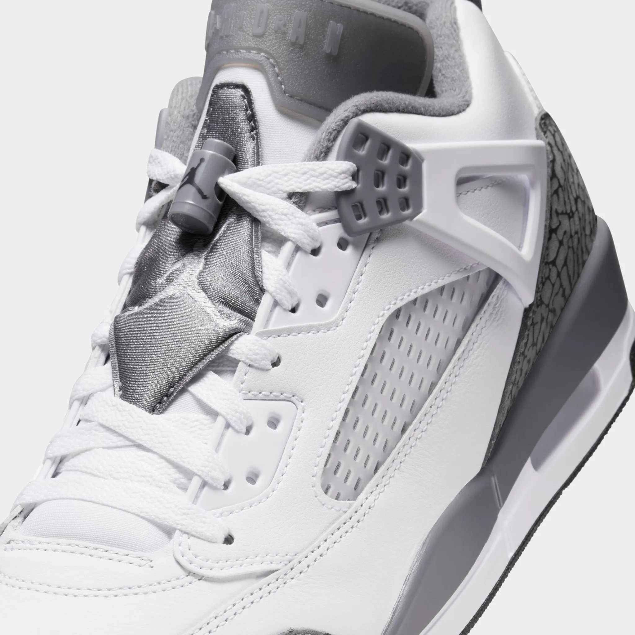 Mens Jordan Jordan Spizike Low White / Gool Grey - Anthracite