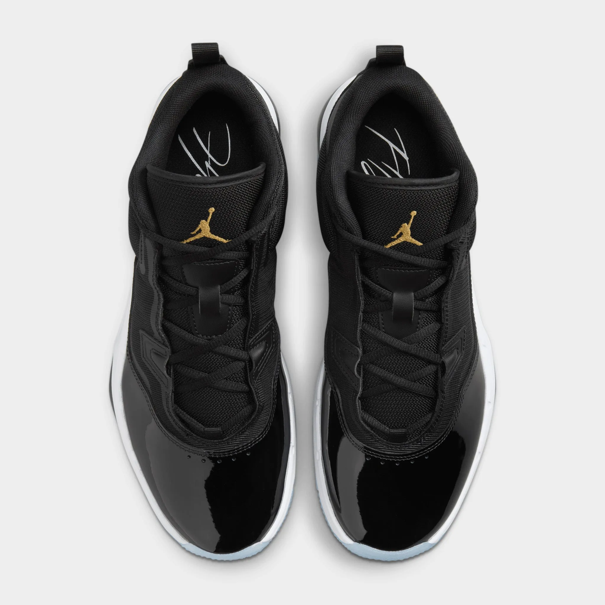 Mens Jordan Jordan Stay Loyal 3 Black / Metallic Gold - White
