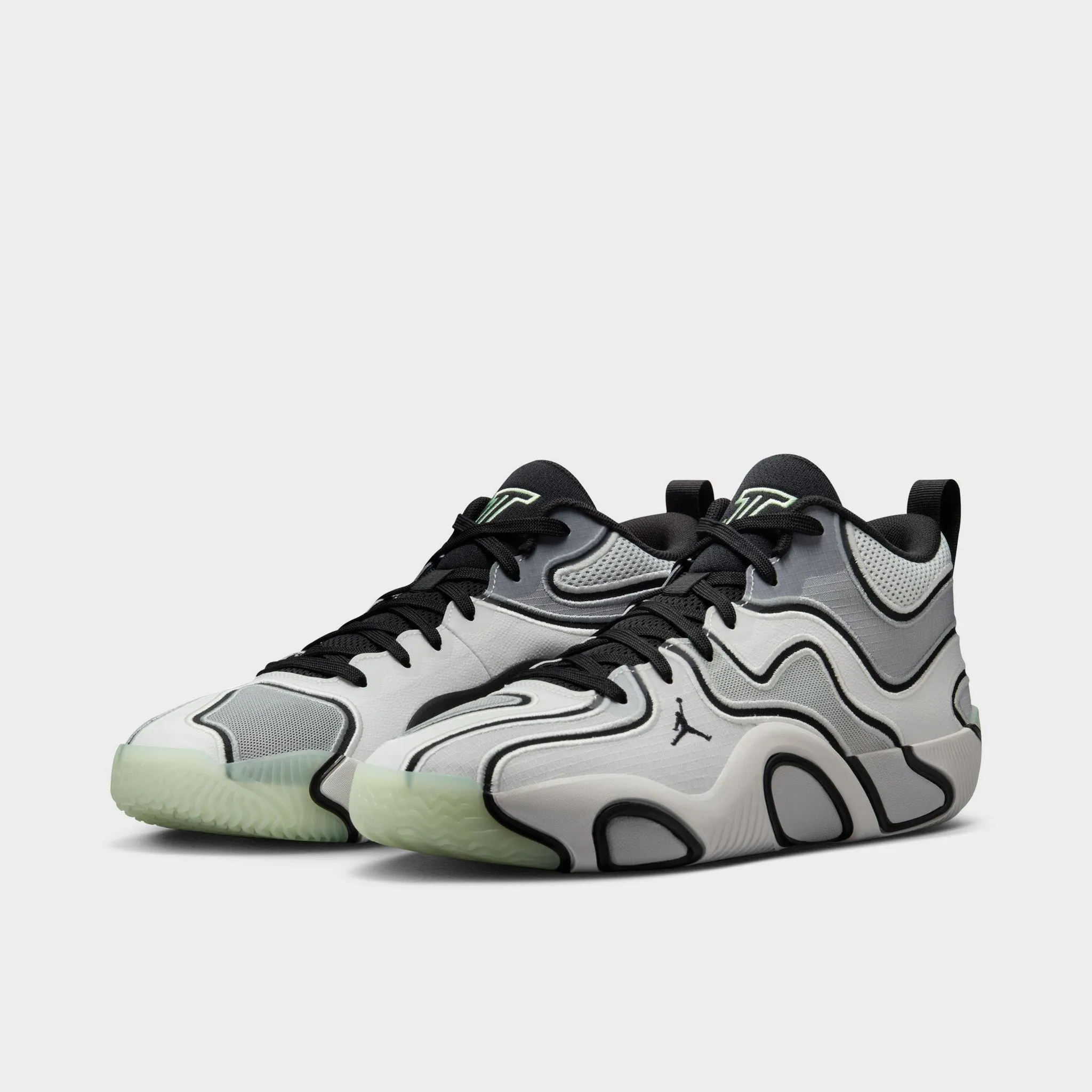 Mens Jordan Jordan Tatum 3 Platinum Tint / Black - Particle Grey