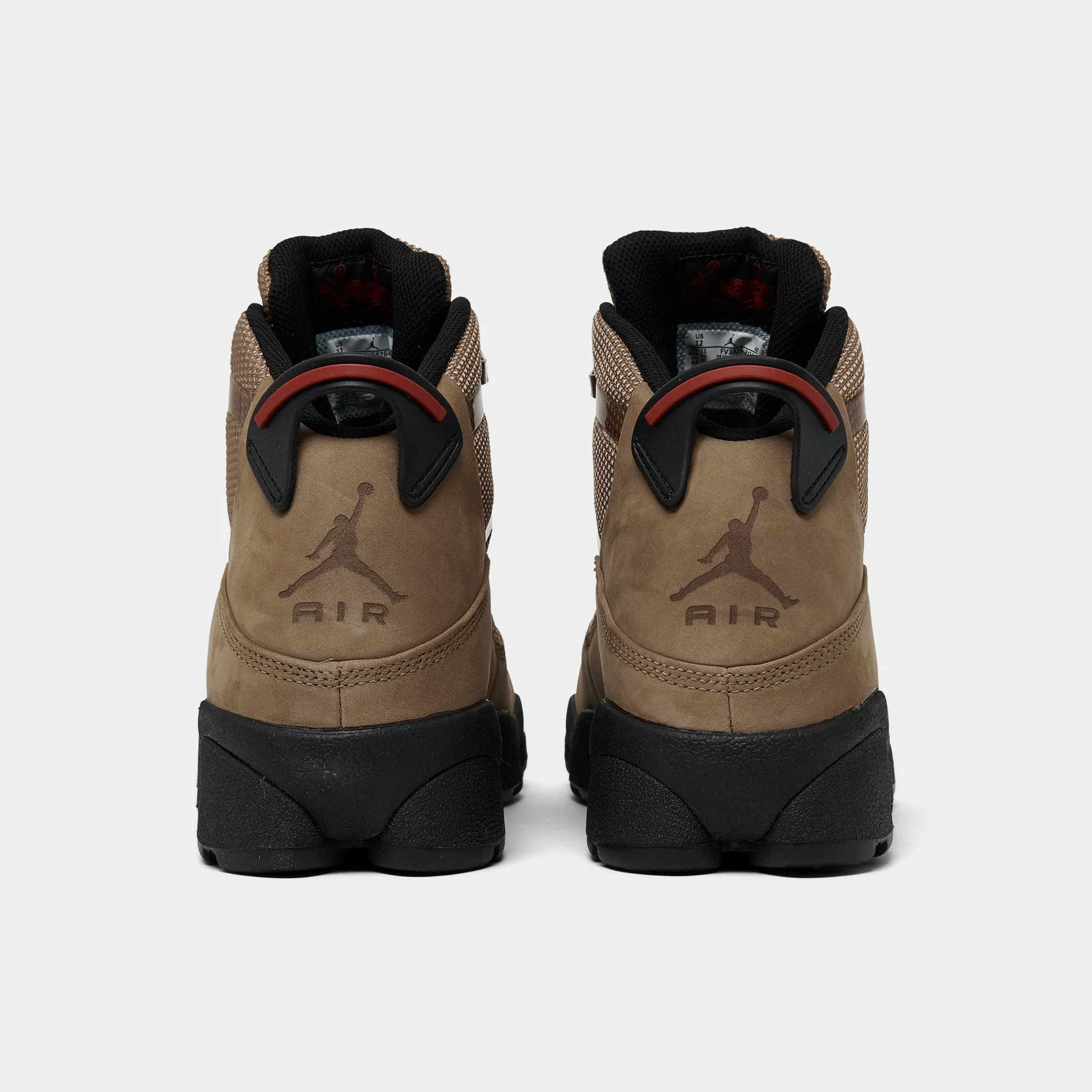 Mens Jordan Jordan Winterized 6 Rings Rocky Tan / Black - Varsity Red