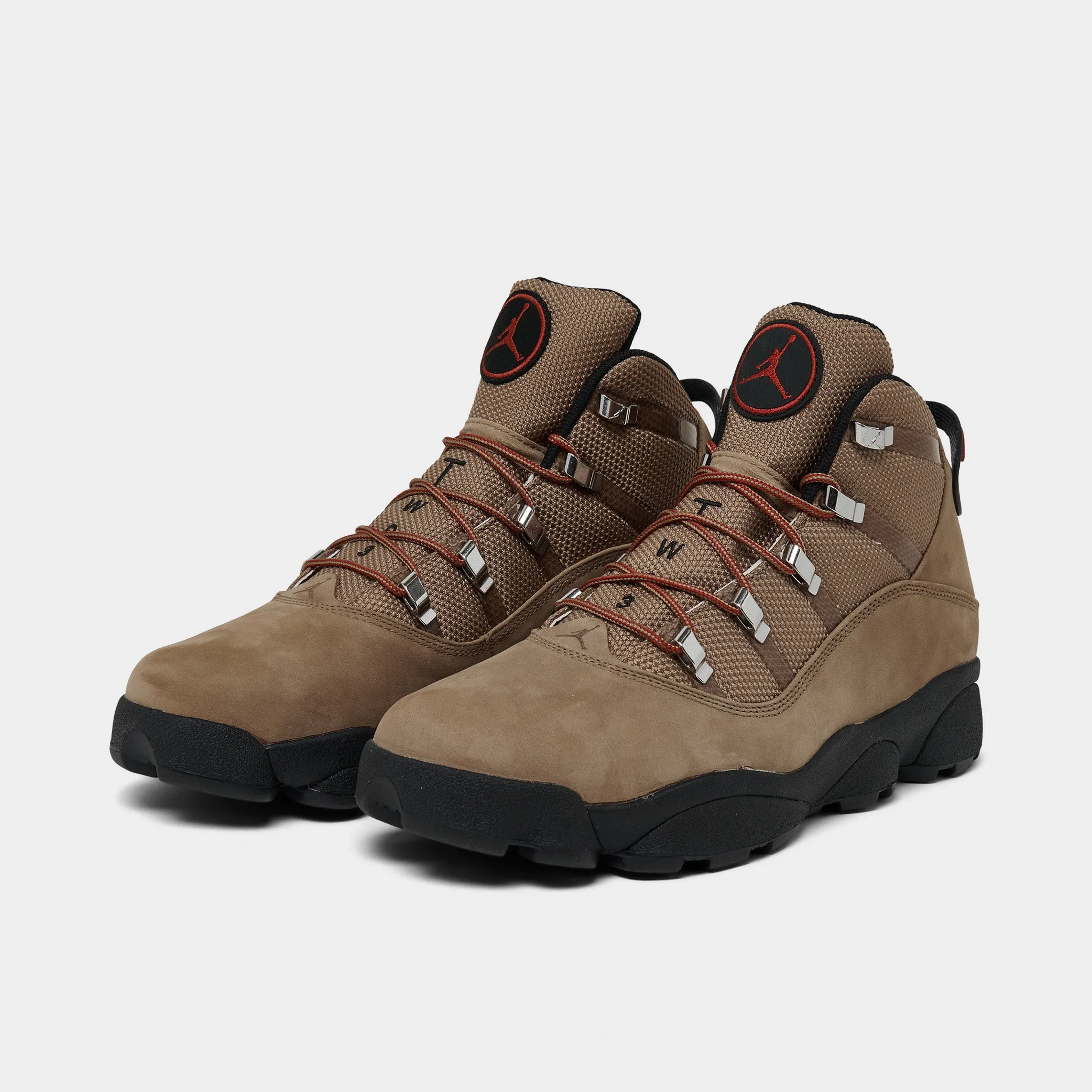 Mens Jordan Jordan Winterized 6 Rings Rocky Tan / Black - Varsity Red