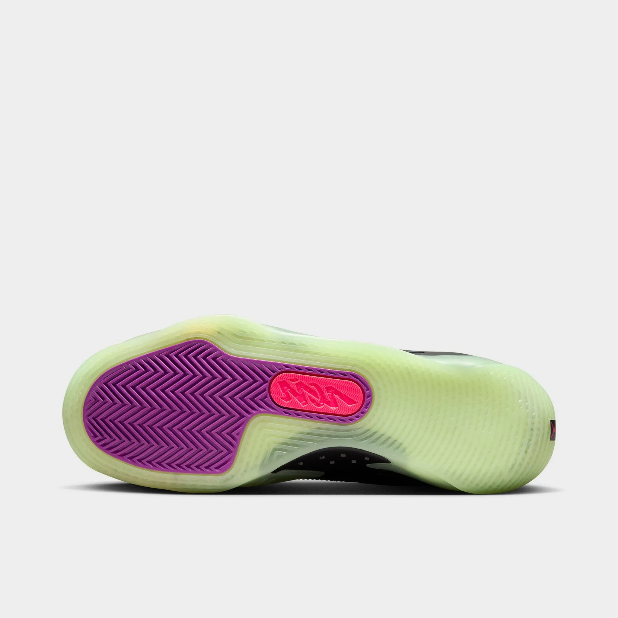 Mens Jordan Jordan Zion 3 Black / Solar Red - Vivid Purple