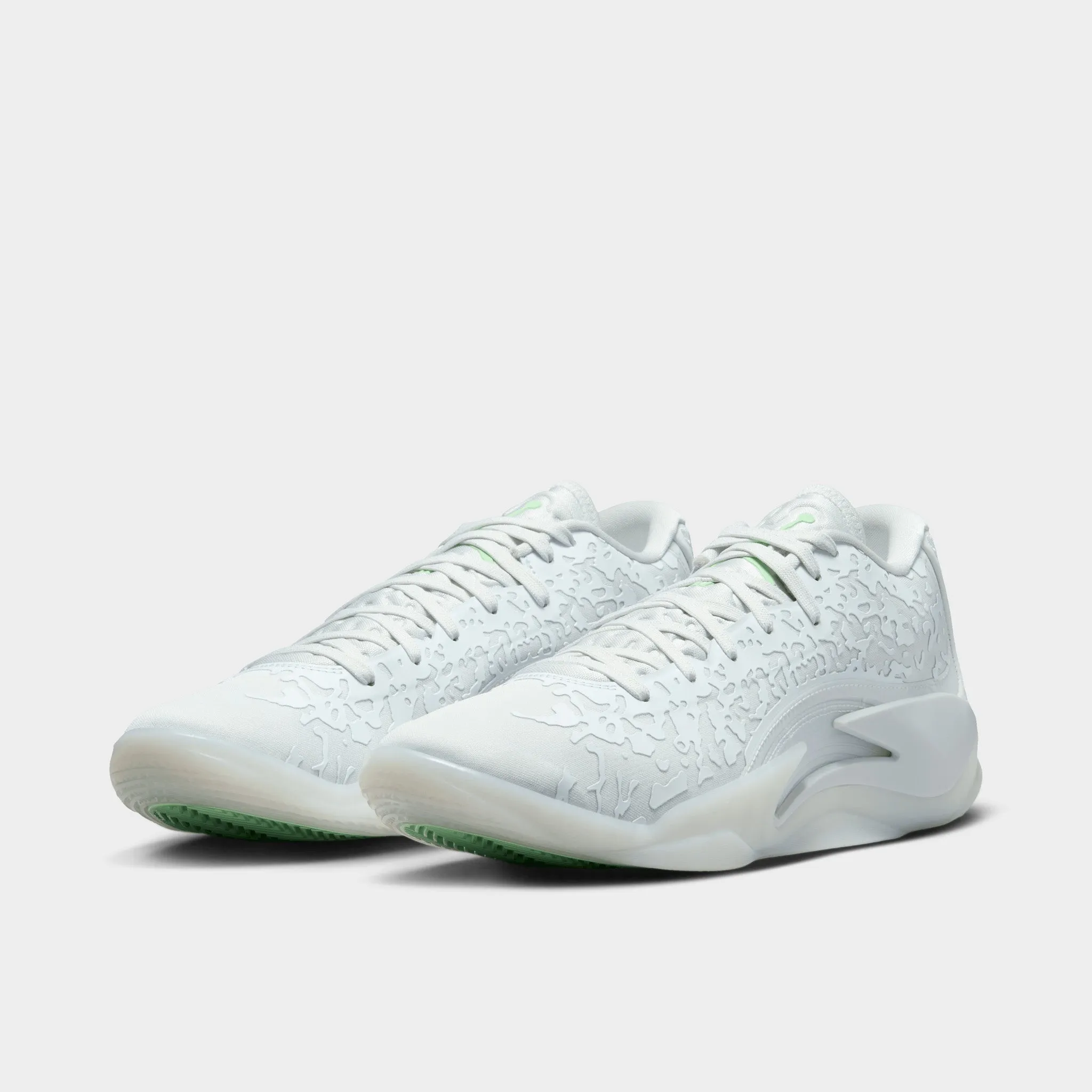 Mens Jordan Jordan Zion 3 White / Vapor Green - Off White