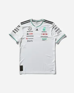 Men's Mercedes-AMG Petronas Formula One Team Driver Authentic Jersey White
