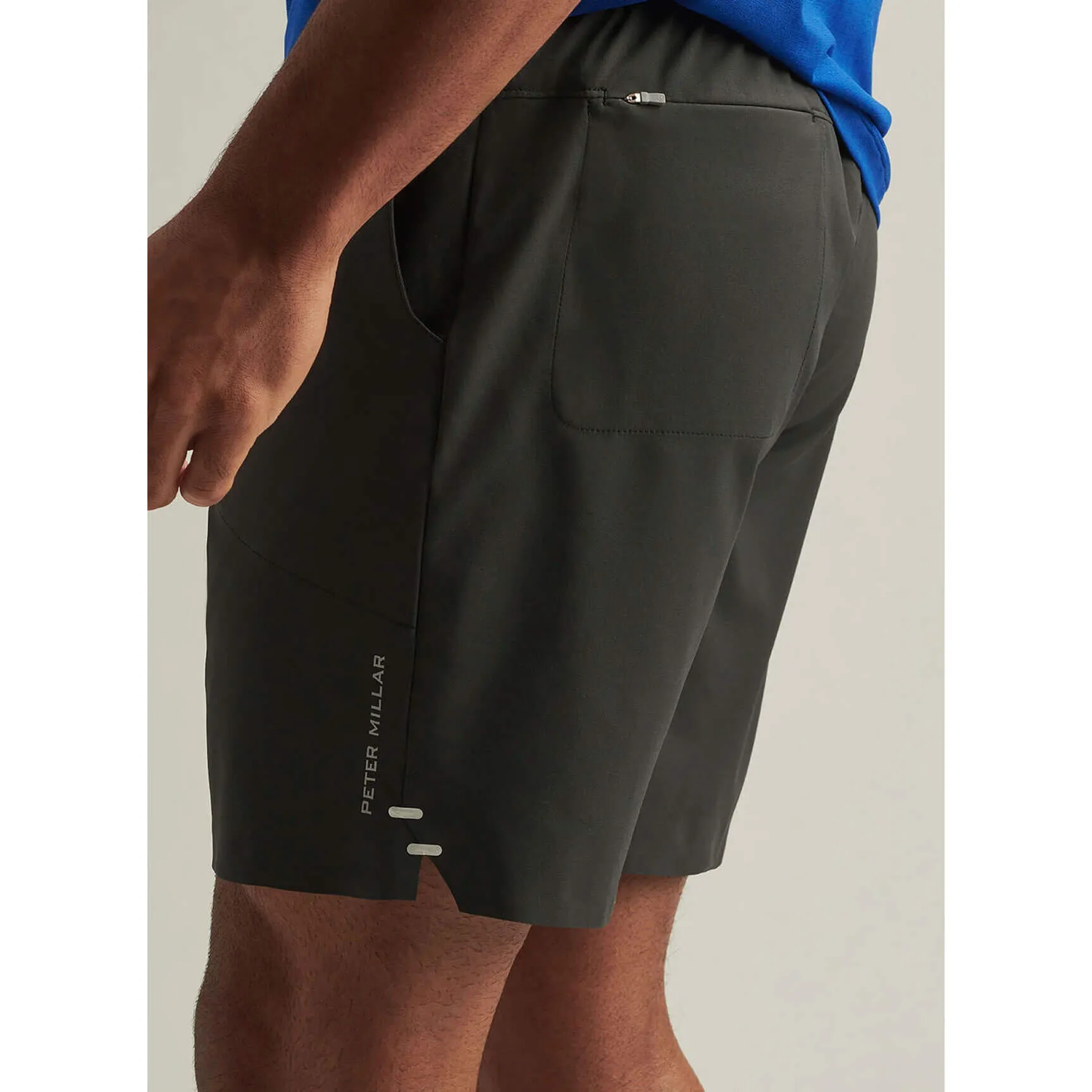 Mens Peter Millar Peter Millar 7-Inch Swift Performance Shorts - Black*
