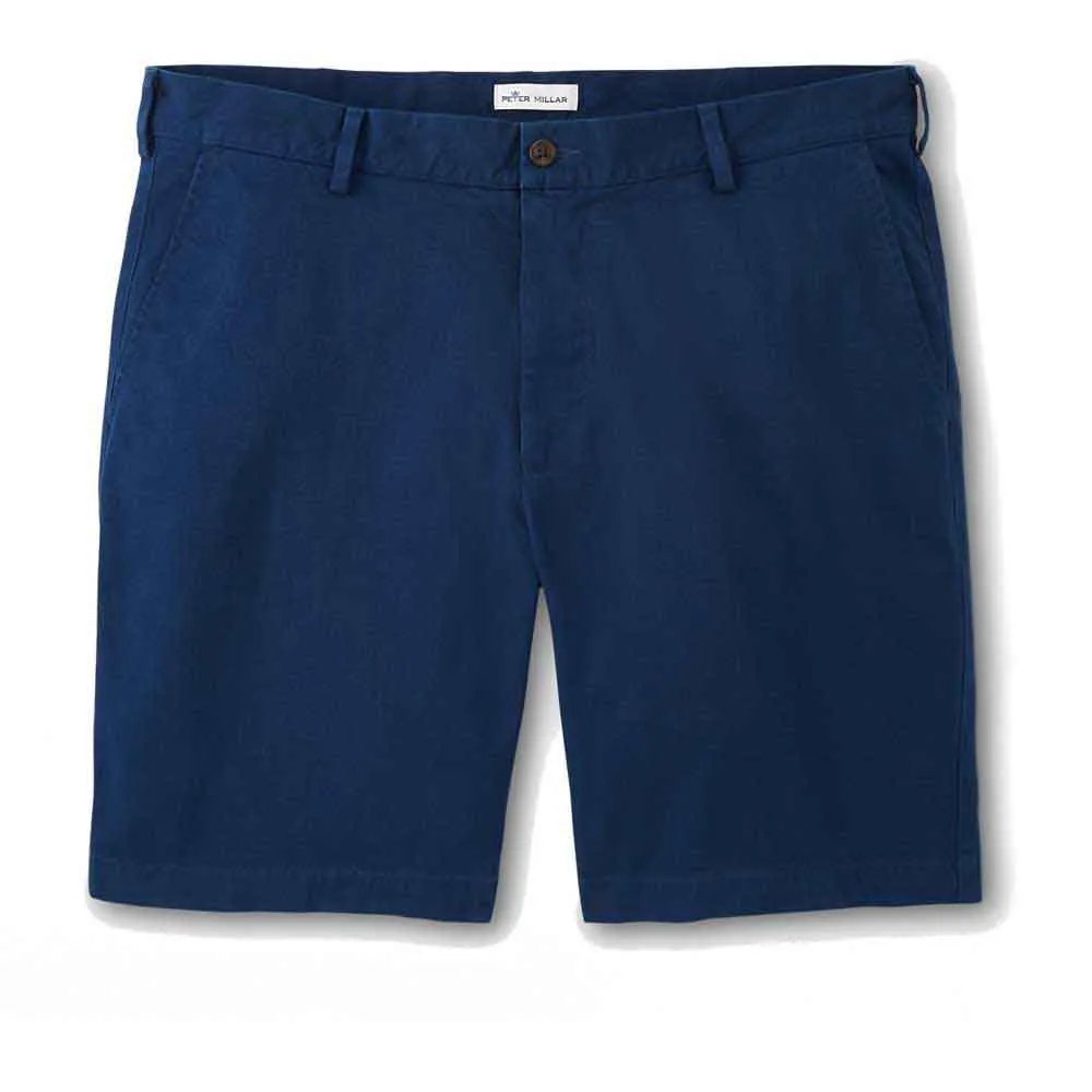 Mens Peter Millar Peter Millar 8-Inch Pilot Twill Shorts - Washed Navy
