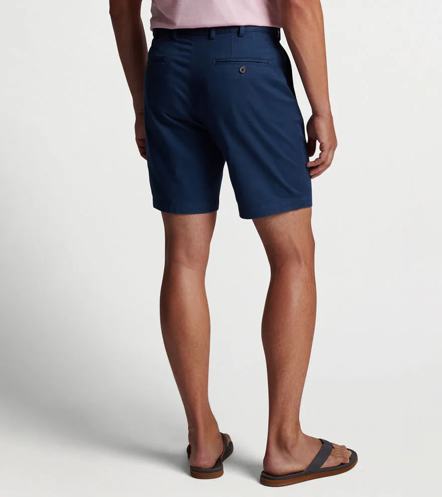 Mens Peter Millar Peter Millar 8-Inch Pilot Twill Shorts - Washed Navy