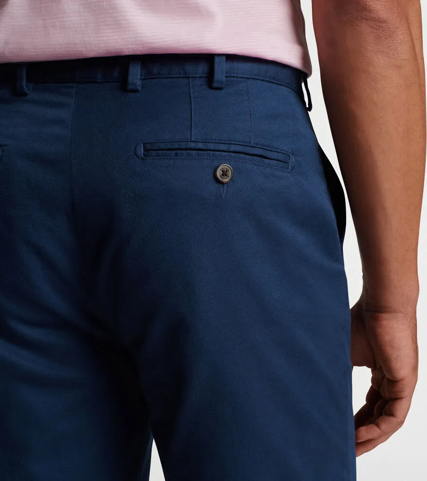 Mens Peter Millar Peter Millar 8-Inch Pilot Twill Shorts - Washed Navy