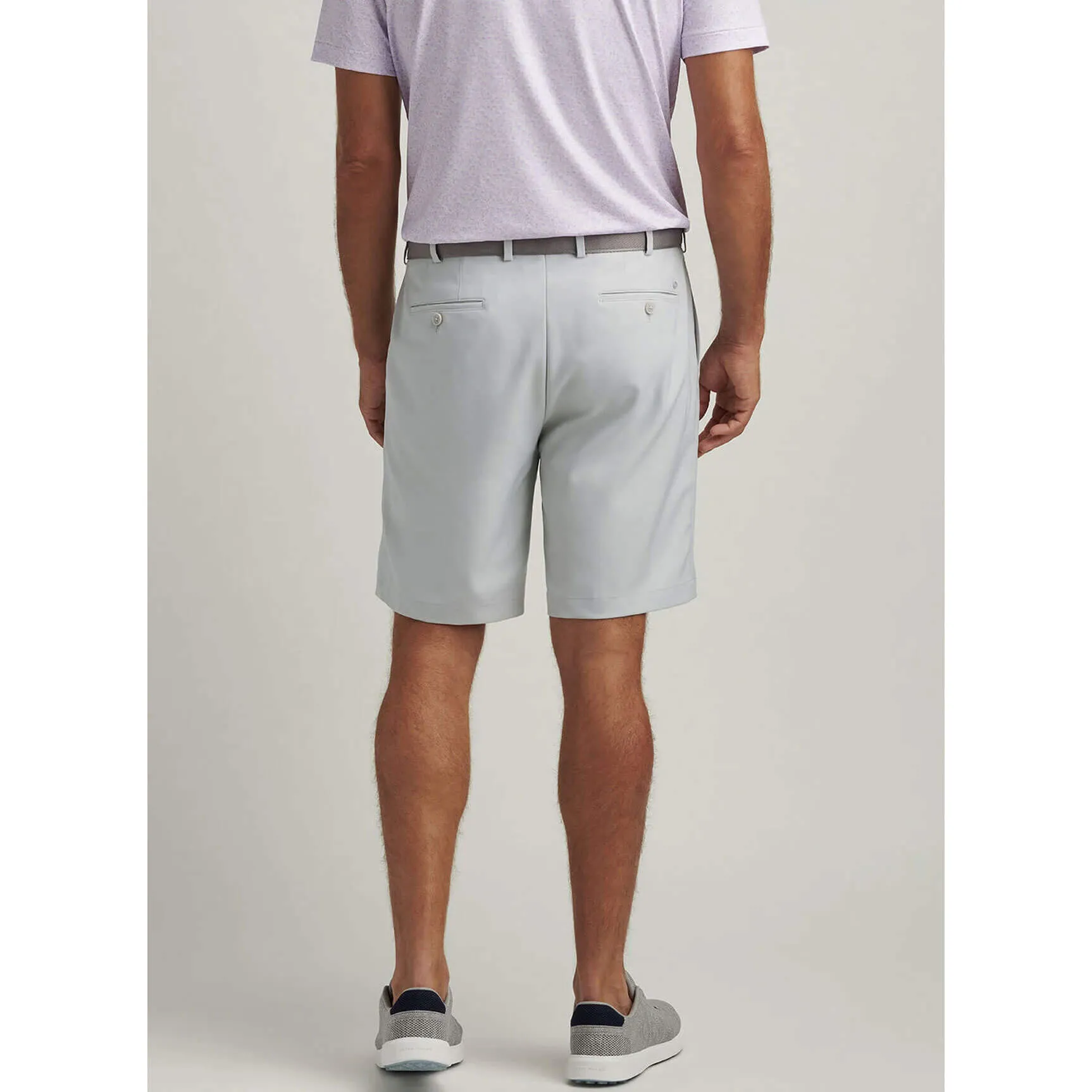 Mens Peter Millar Peter Millar 9-Inch Salem High Drape Performance Shorts - British Grey*