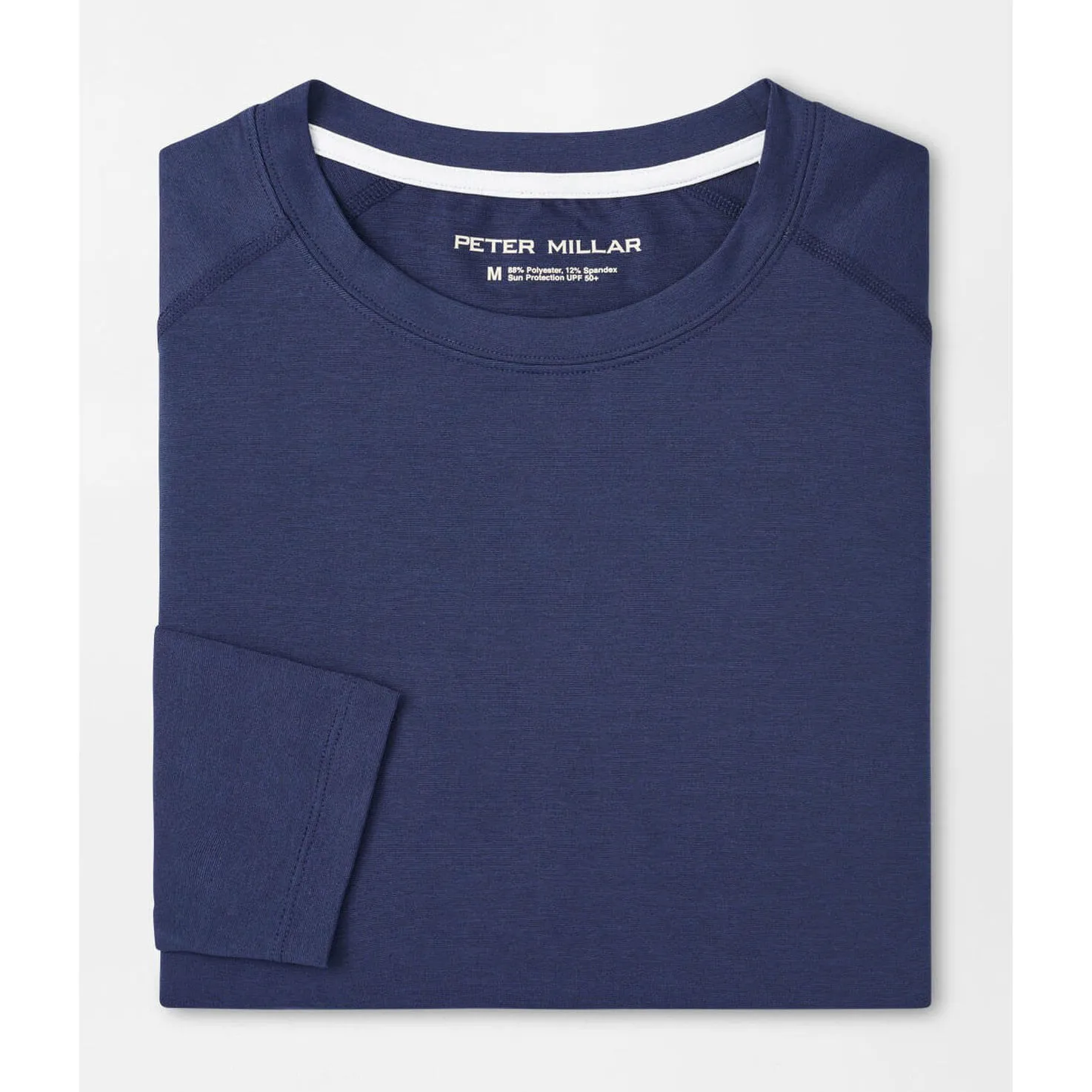 Mens Peter Millar Peter Millar Aurora Performance Long Sleeve T-Shirt - Navy*