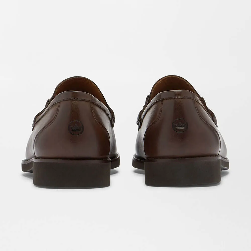 Mens Peter Millar Peter Millar Crown Leather Bit Loafer - Brown*
