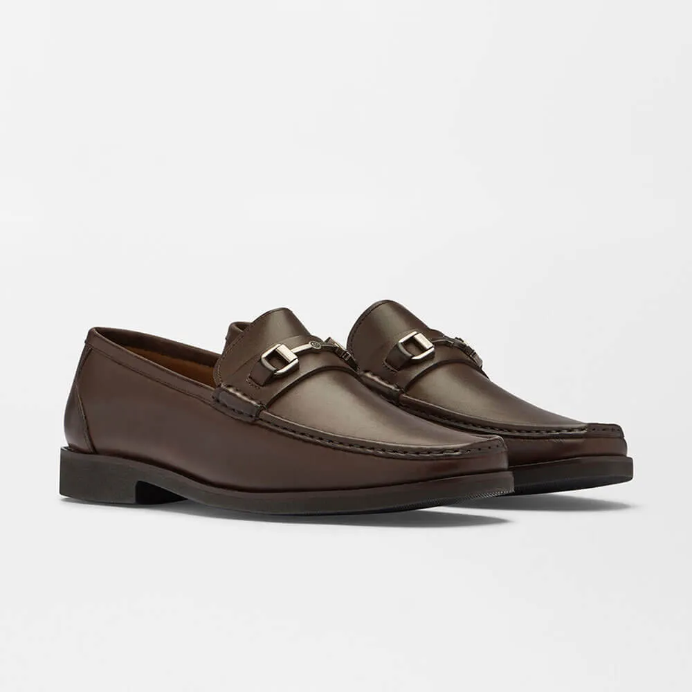 Mens Peter Millar Peter Millar Crown Leather Bit Loafer - Brown*